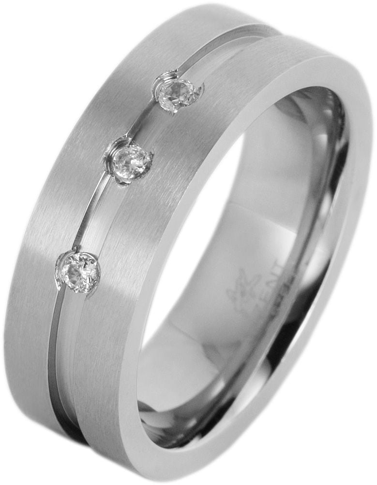Adelia´s Fingerring »Damen Ring aus Edelstahl«