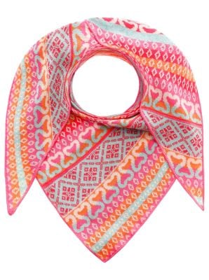 Zwillingsherz Dreieckstuch »"Maralda"« farbenfrohes Muster, wärmend, Strick