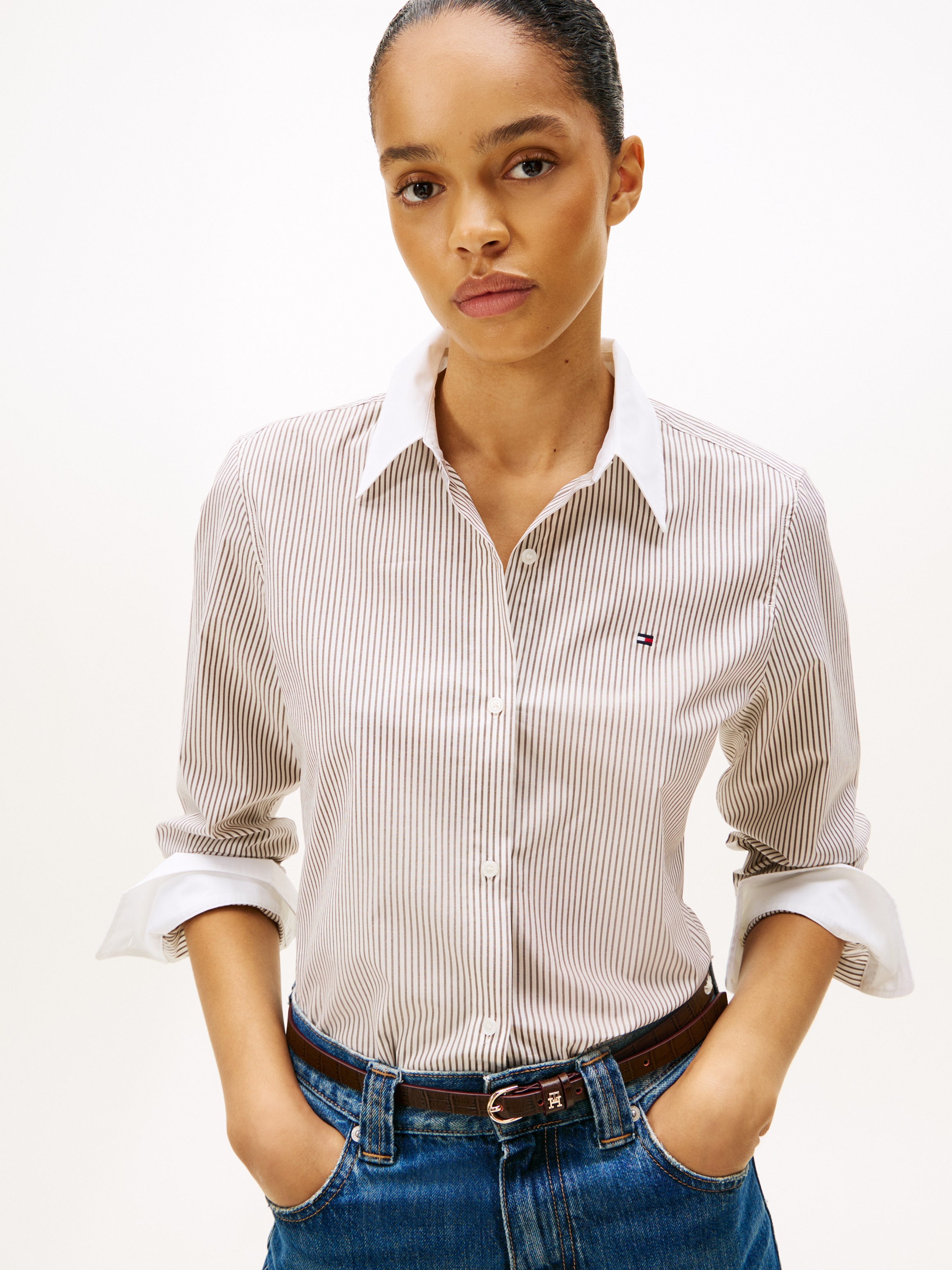 Tommy Hilfiger Shirtbluse »ESS POPLIN REGULAR SHIRT«
