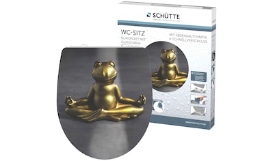Schütte WC-Sitz »Relaxing Frog«, Duroplast, Hochglänzender Toilettendeckel mit... kaufen
