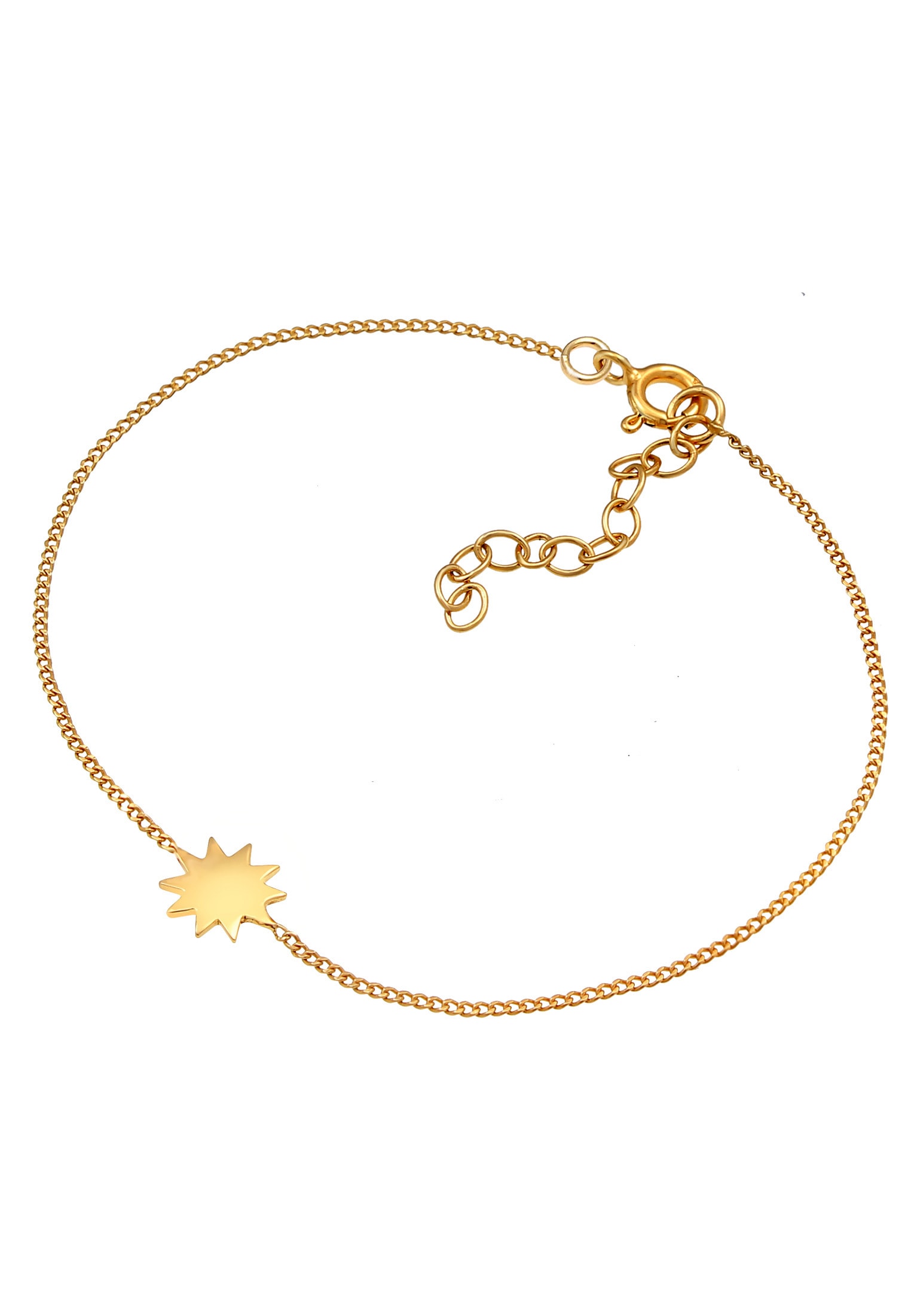 Elli Armkette »Armband Armkettchen Sonne Astro 925 Silber«