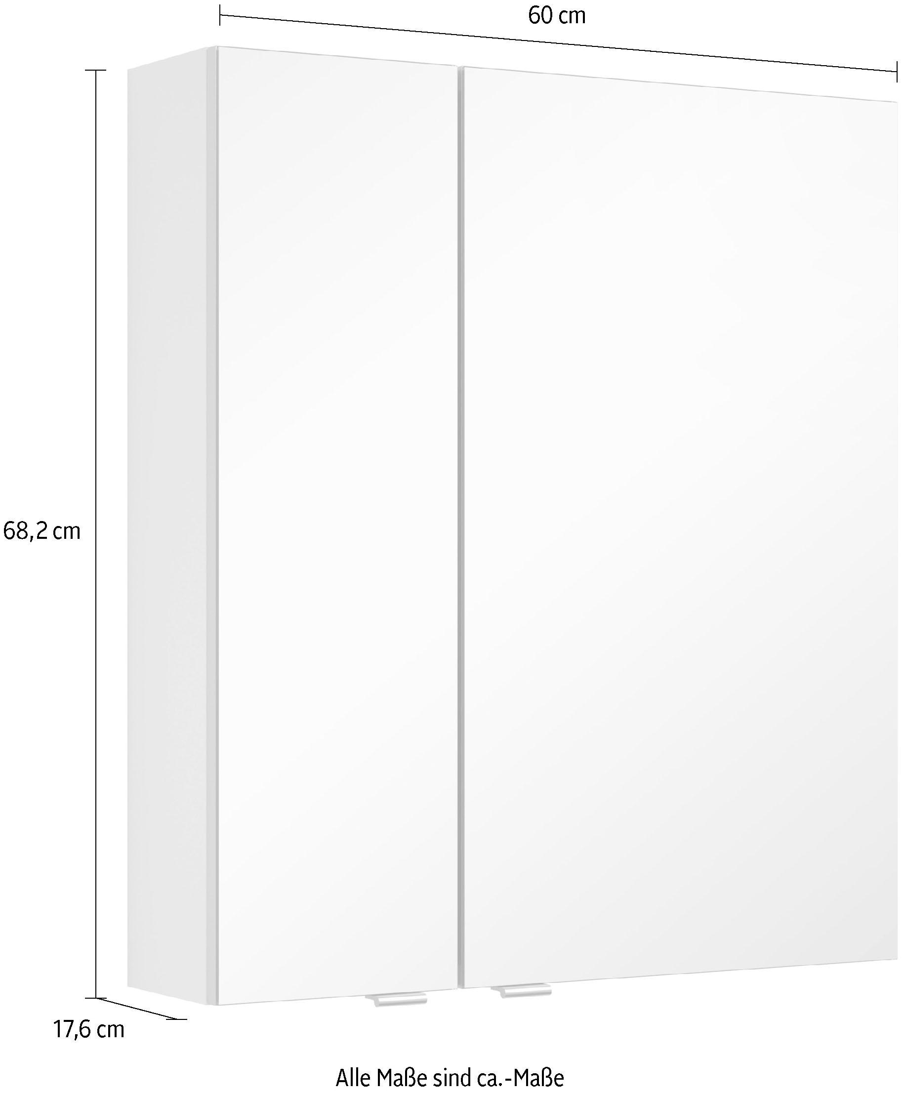 MARLIN Spiegelschrank »3980«, mit doppelseitig verspiegelten Türen,  vormontiert kaufen im OTTO Online Shop