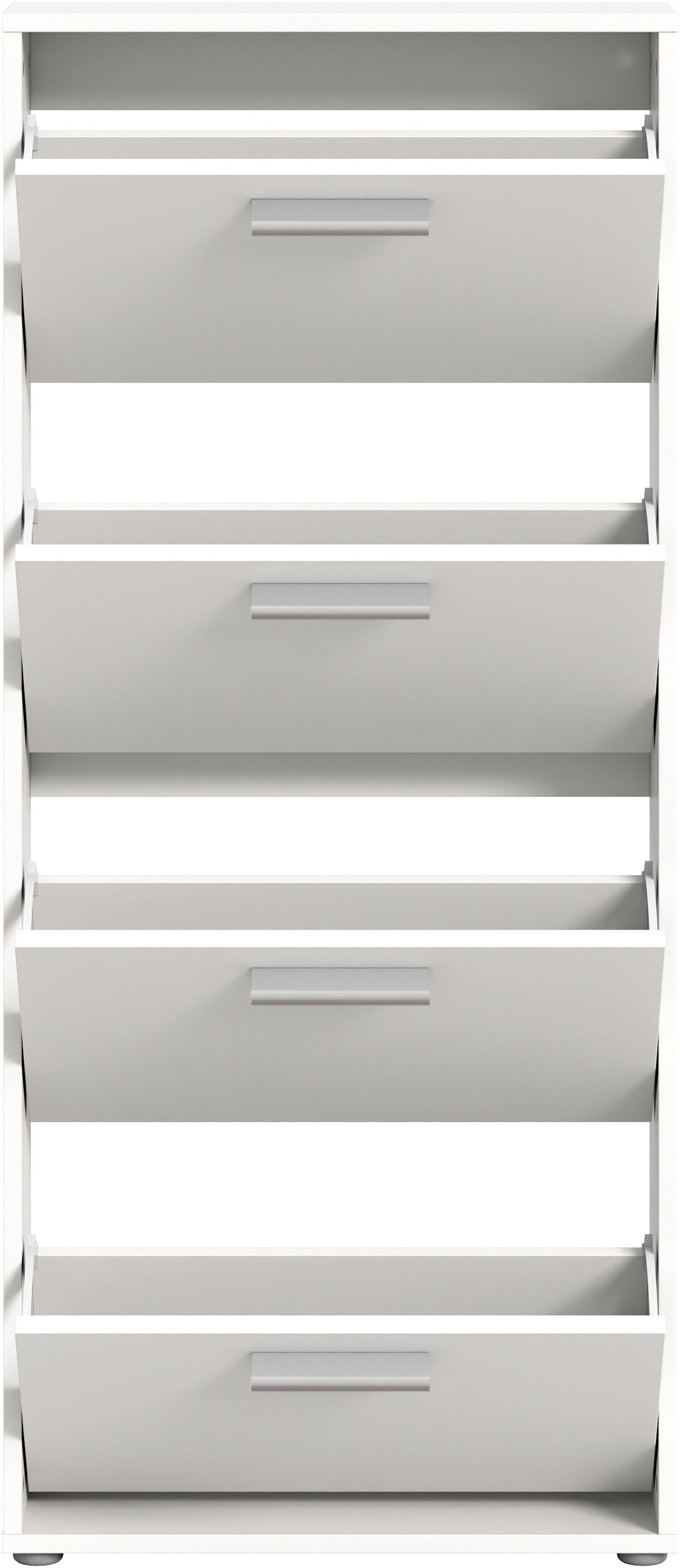 HBZ Schuhkommode »Sam Schuhkipper, Schuhschrank BxHxT 59x136x17 cm«, (1 St.), mit 4 Klappen