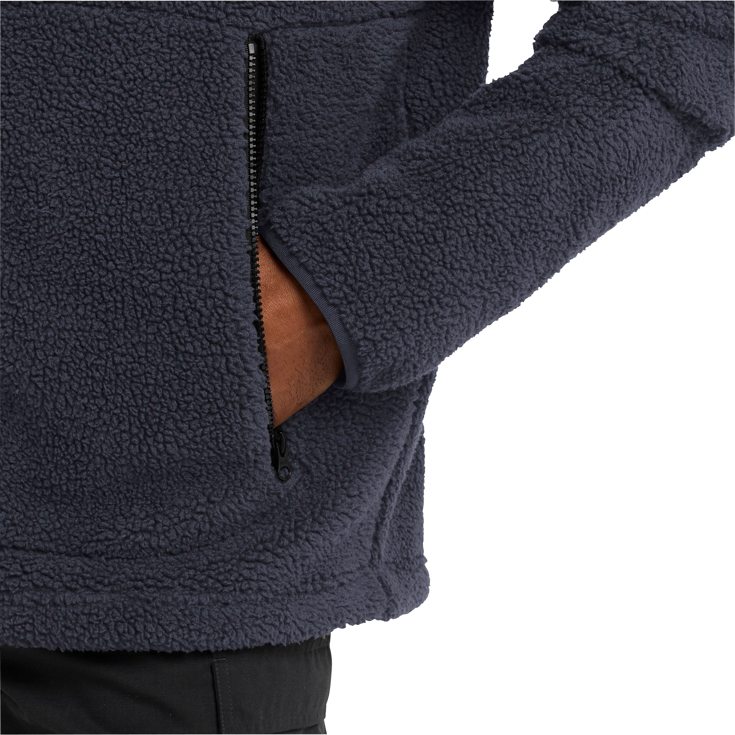 Jack Wolfskin Fleecejacke »STONE LITE HOODED JKT M«, Winddicht, atmungsaktiv, Übergangsjacke