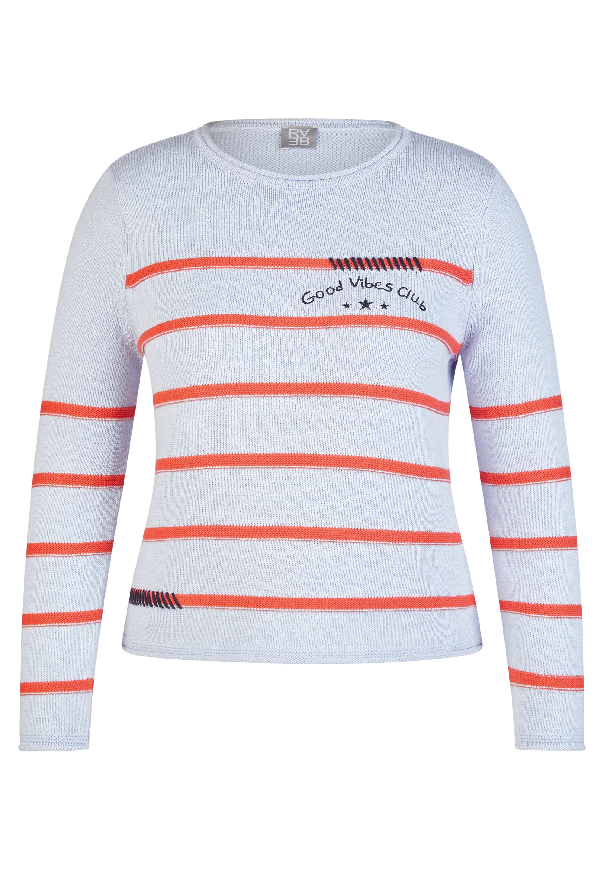 Rabe Strickpullover mit Streifen Muster