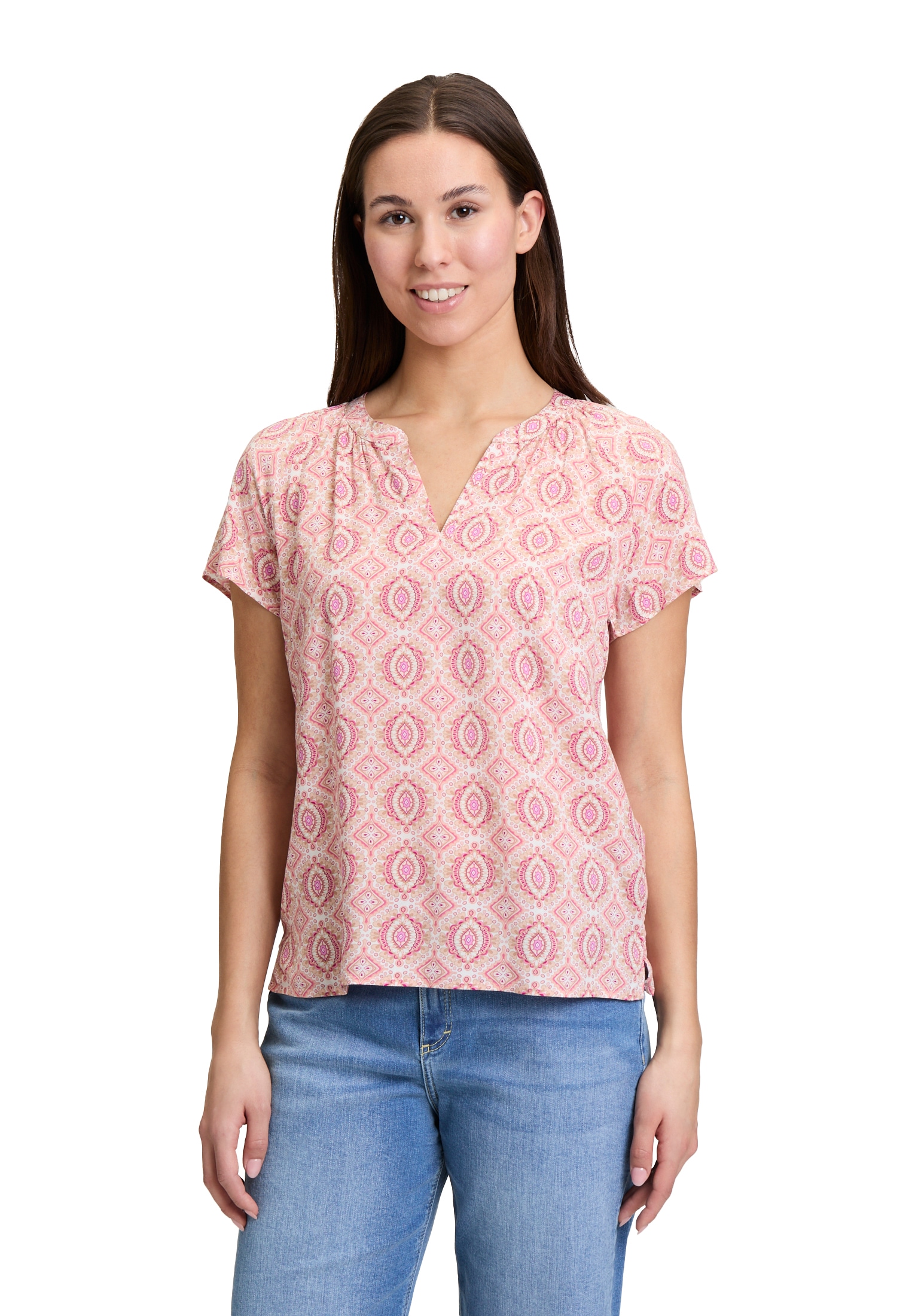Cartoon Klassische Bluse »Blusenshirt mit Rüschen«