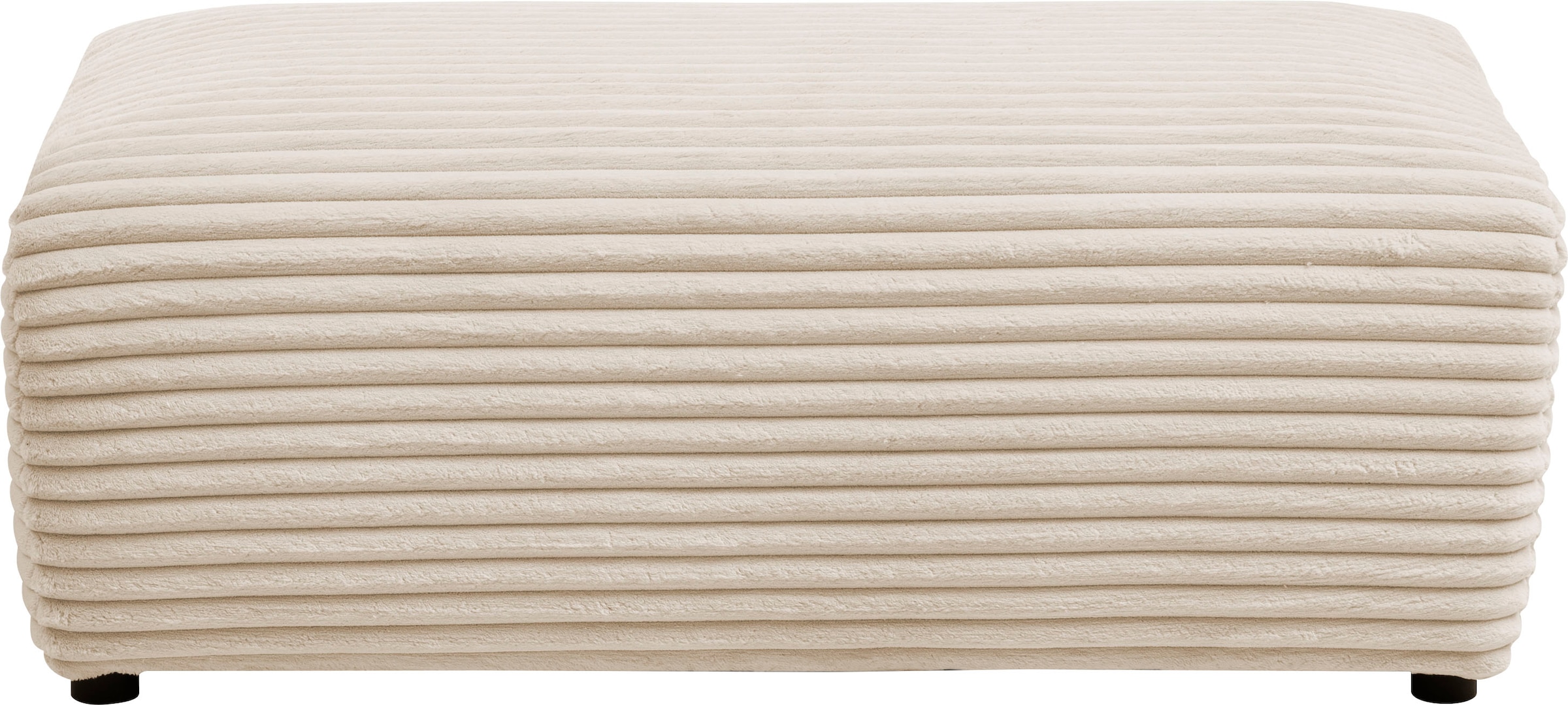 andas Polsterecke »BAKELS, Ecksofa-Set mit Hocker, L-Form mit Schlaffunktion«, Ecksofa-Set (incl. Hocker) im trendigen Megacord