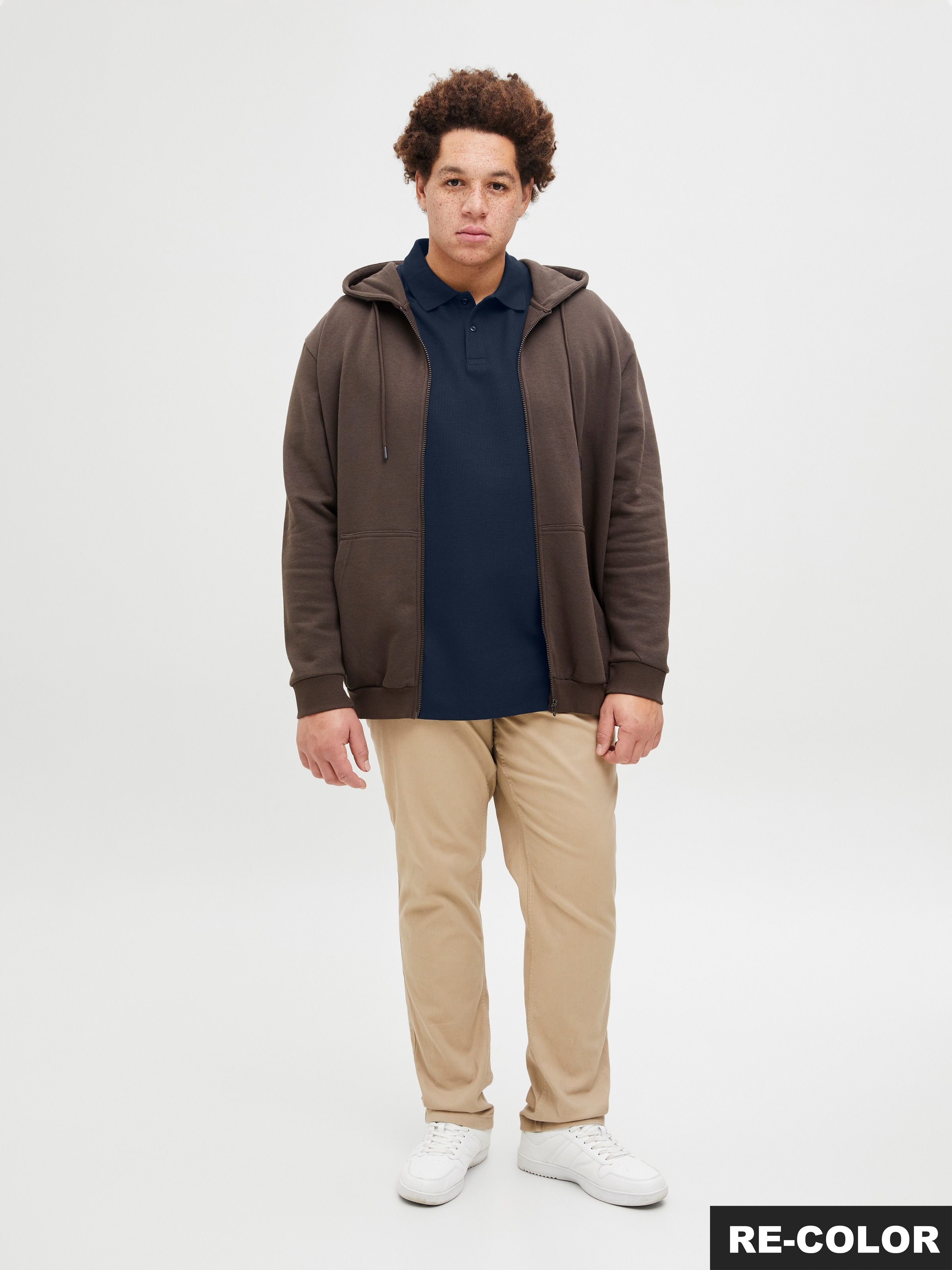 Jack & Jones PlusSize Poloshirt »JJEAUSTIN POLO SS NOOS PLS«, mit Polokragen