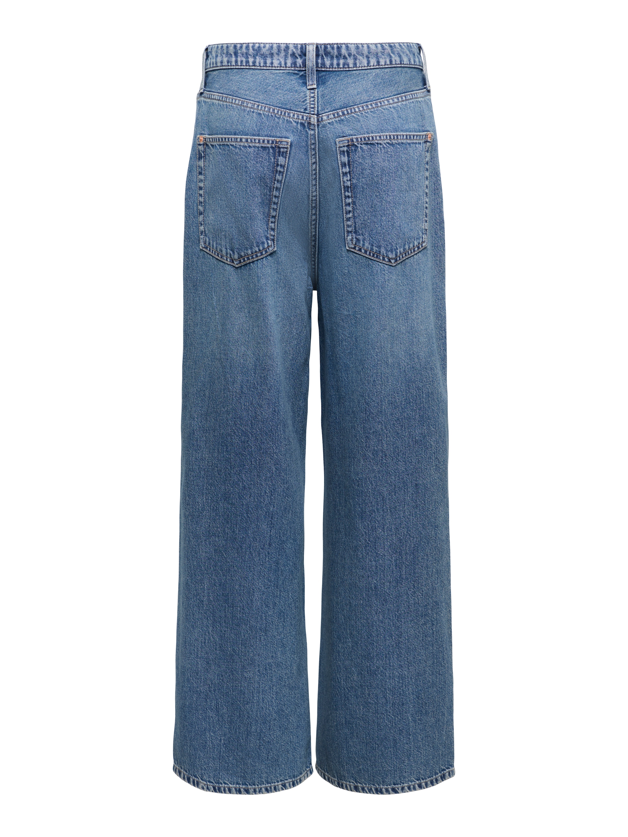 ONLY High-waist-Jeans »ONLSILKY SOFT HW WIDE DNM PIM233 NOOS« mittlere Waschung, hohe Leibhöhe, weite Beinform
