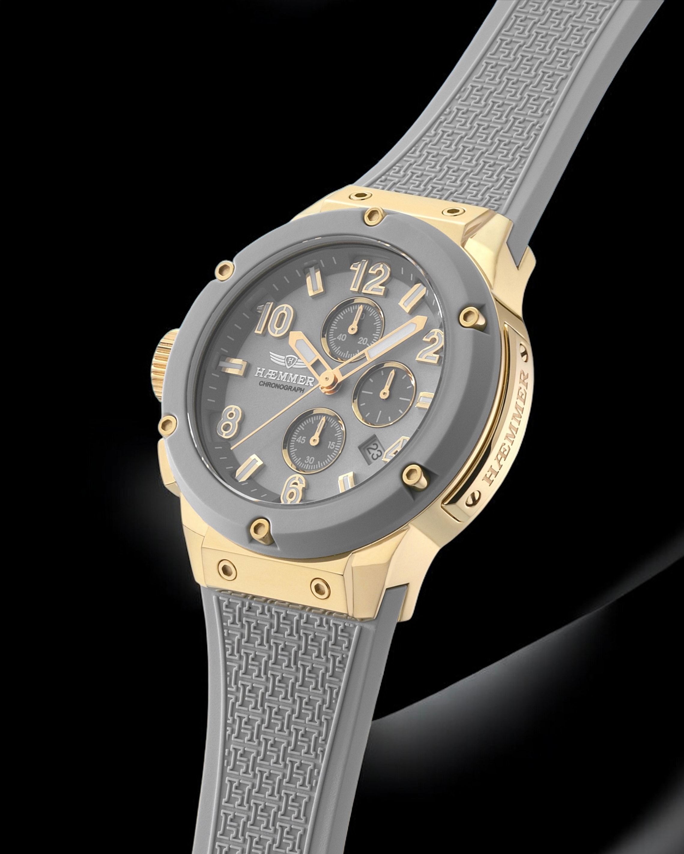 HAEMMER GERMANY Chronograph »WAVE MASTER« Quarzuhr, Armbanduhr, Damenuhr, Herrenuhr, Made in Germany