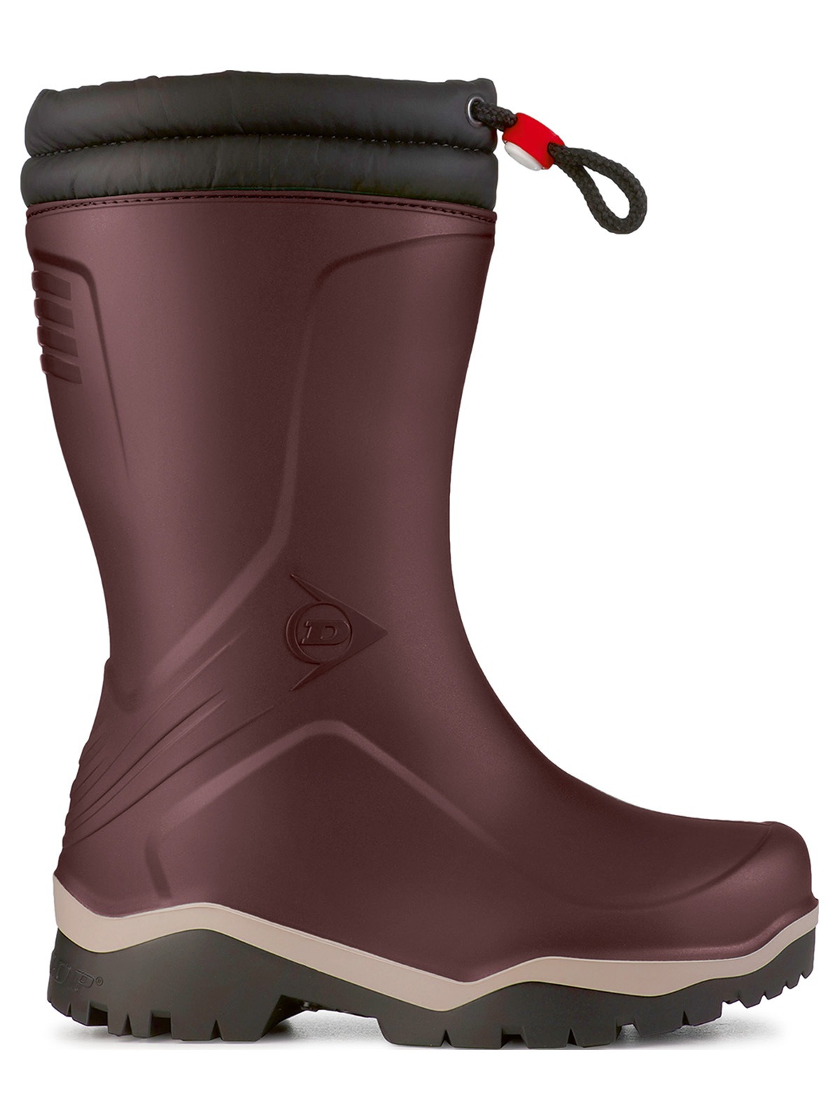 Dunlop Gummistiefel »Stiefel MK0KV45 Kids Blizzard Burgunderrot/Grau/Schwarz«