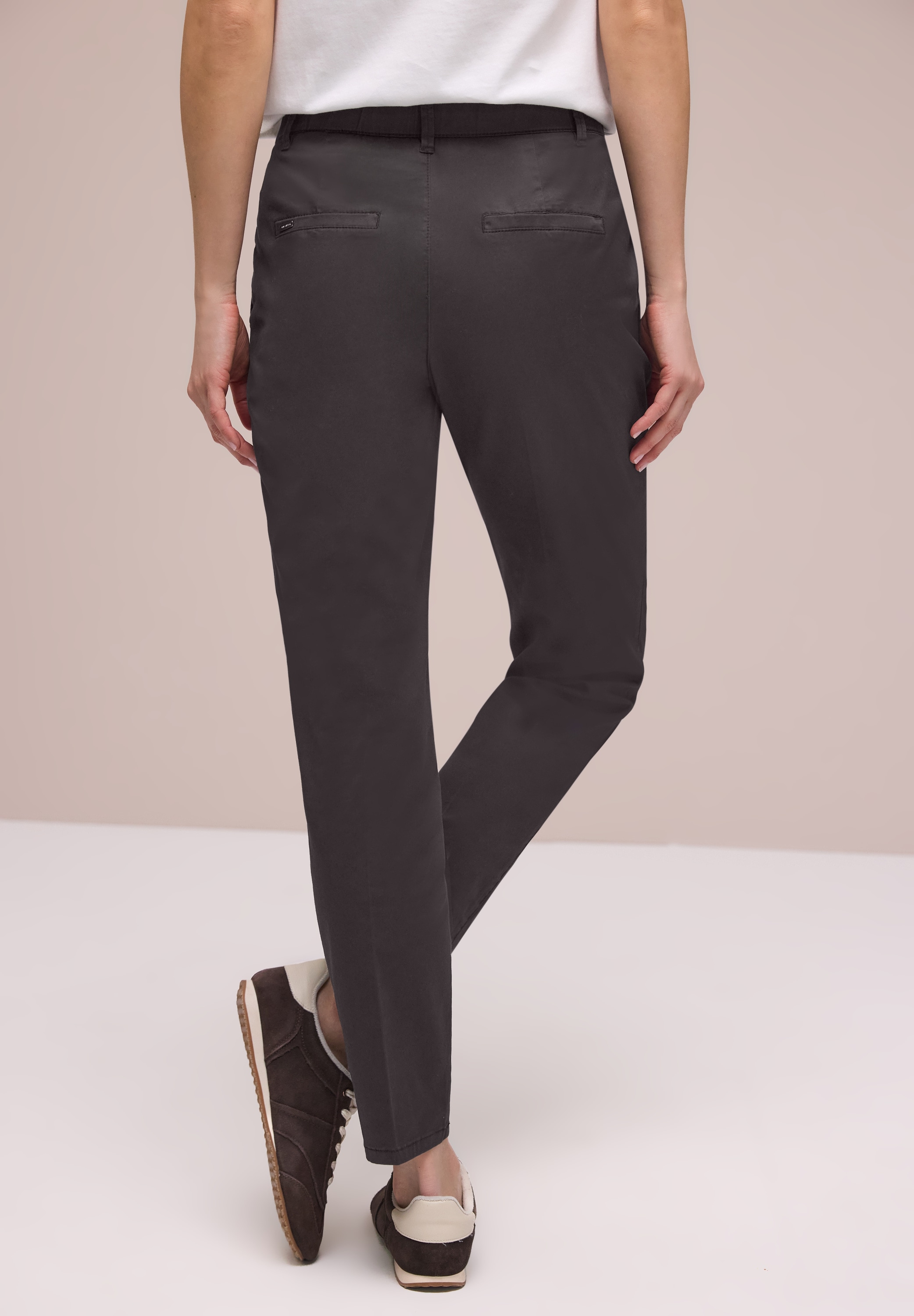 STREET ONE Chinohose  aus Twillstoff