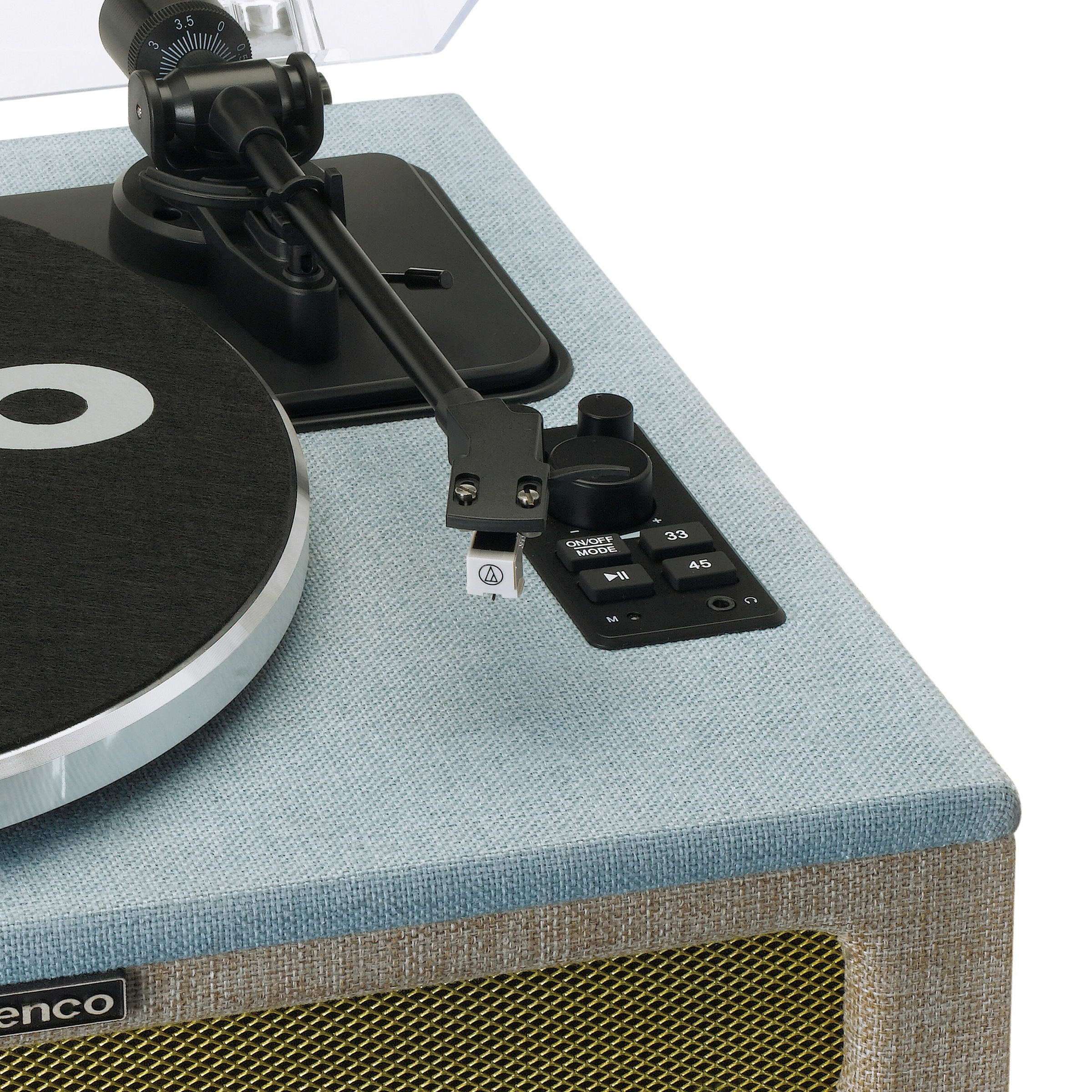 Lenco Plattenspieler »LS-440 blau/beige«, Lautsprecher integriert, Bluetooth