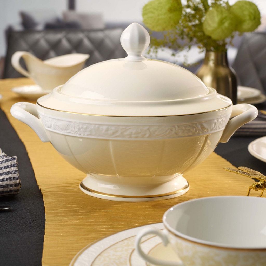 Villeroy & Boch Suppenteller »Terrine Ivoire 2,75 Liter beige«