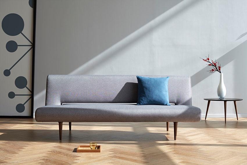 INNOVATION LIVING ™ Schlafsofa »Unfurl Designsofa mit Bettfunktion, bequem, edel und hochwertig«, im Scandinavian Design, mit verstellbarer Rückenlehne