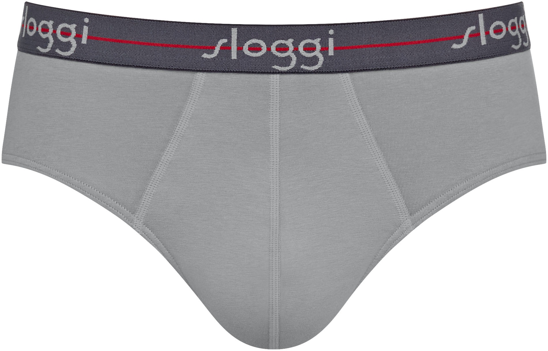 sloggi Slip »men Start Midi C2P box«, (2er Pack), sportlicher Schnitt, weicher Bund