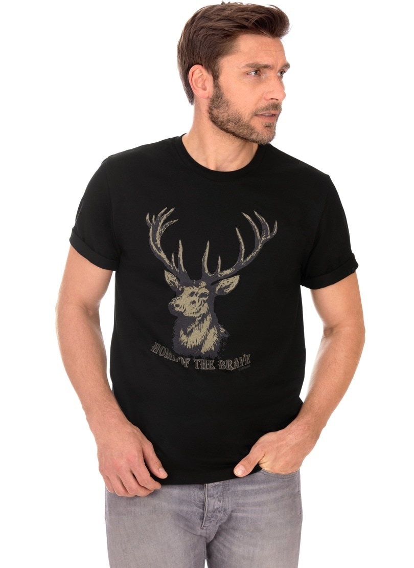 Trigema T-Shirt »TRIGEMA mit OTTO bei online Hirschmotiv« T-Shirt kaufen