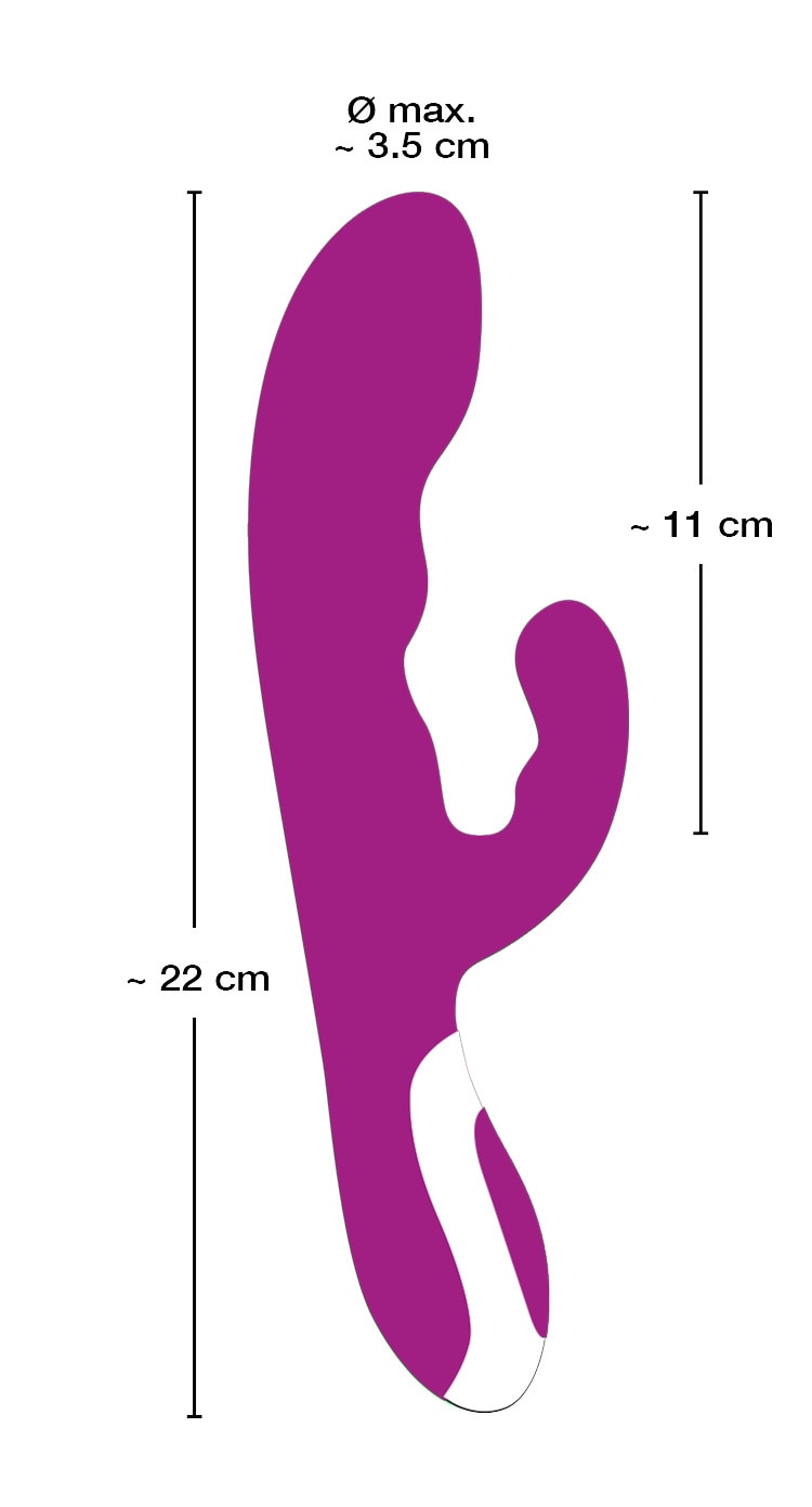 Javida Vibrator »Vibrator mit Wärmefunktion Heating Vibe«