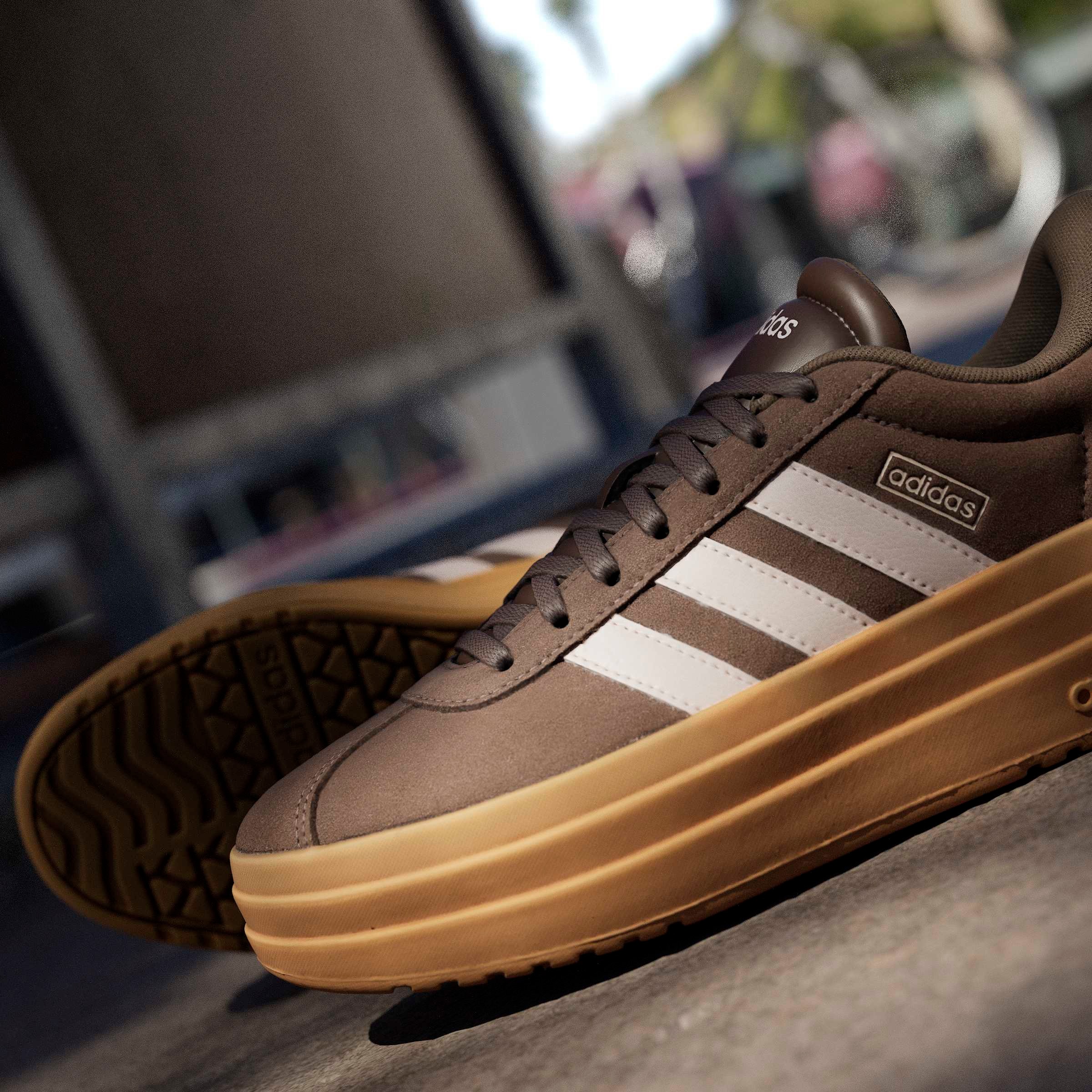 adidas Sportswear Plateausneaker »VL COURT BOLD«  inspiriert vom Design des adidas gazelle bold