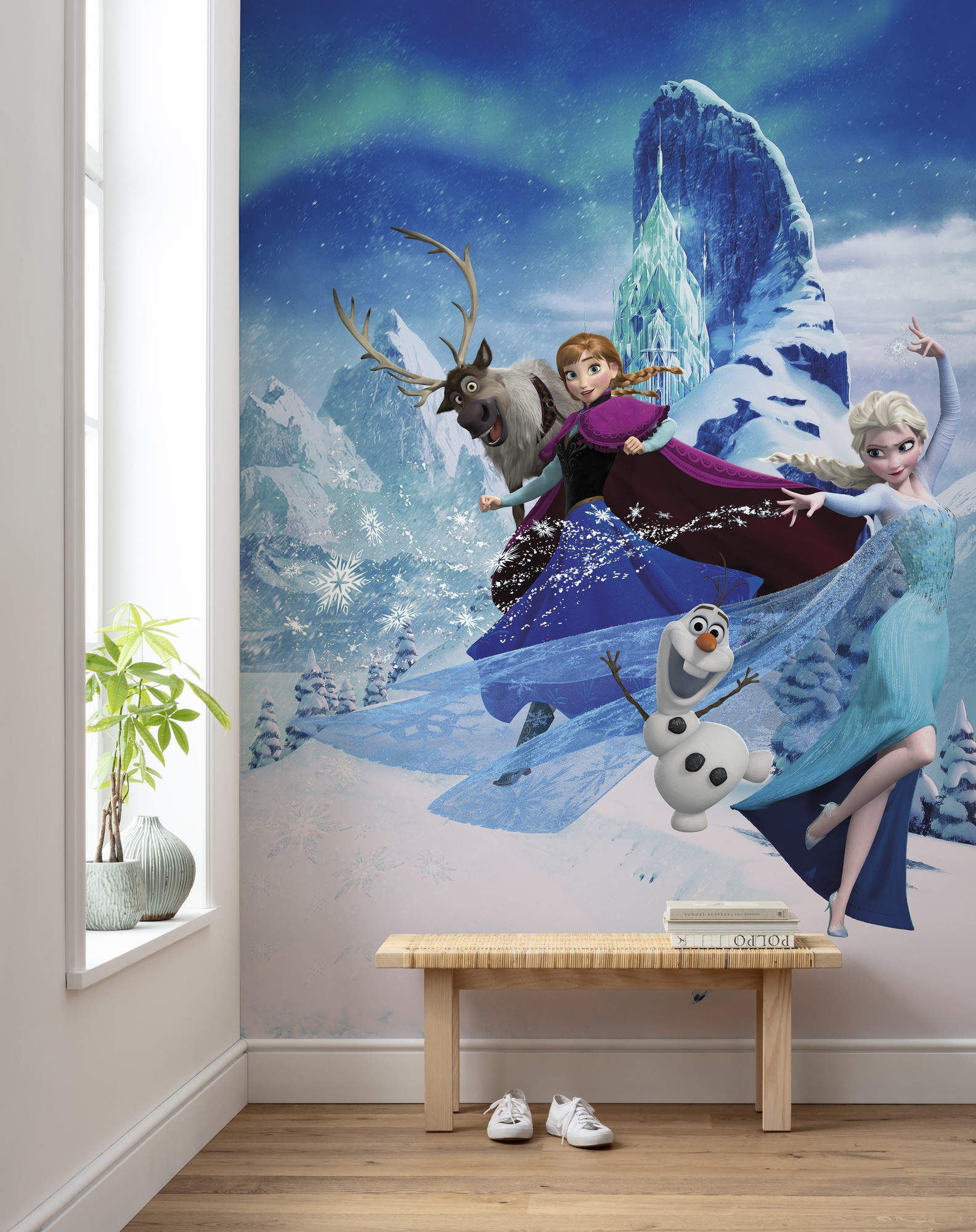 Komar Fototapete »Fototapete«, bedruckt, Vlies Fototapete - Frozen Elsas Magic - Größe 200 x 280 cm