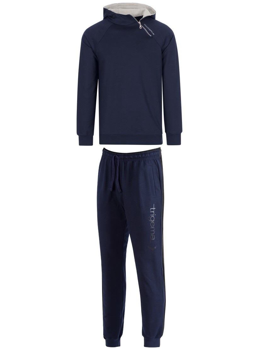 Trigema Sweatshirt »TRIGEMA Homewear Set mit Kapuze«