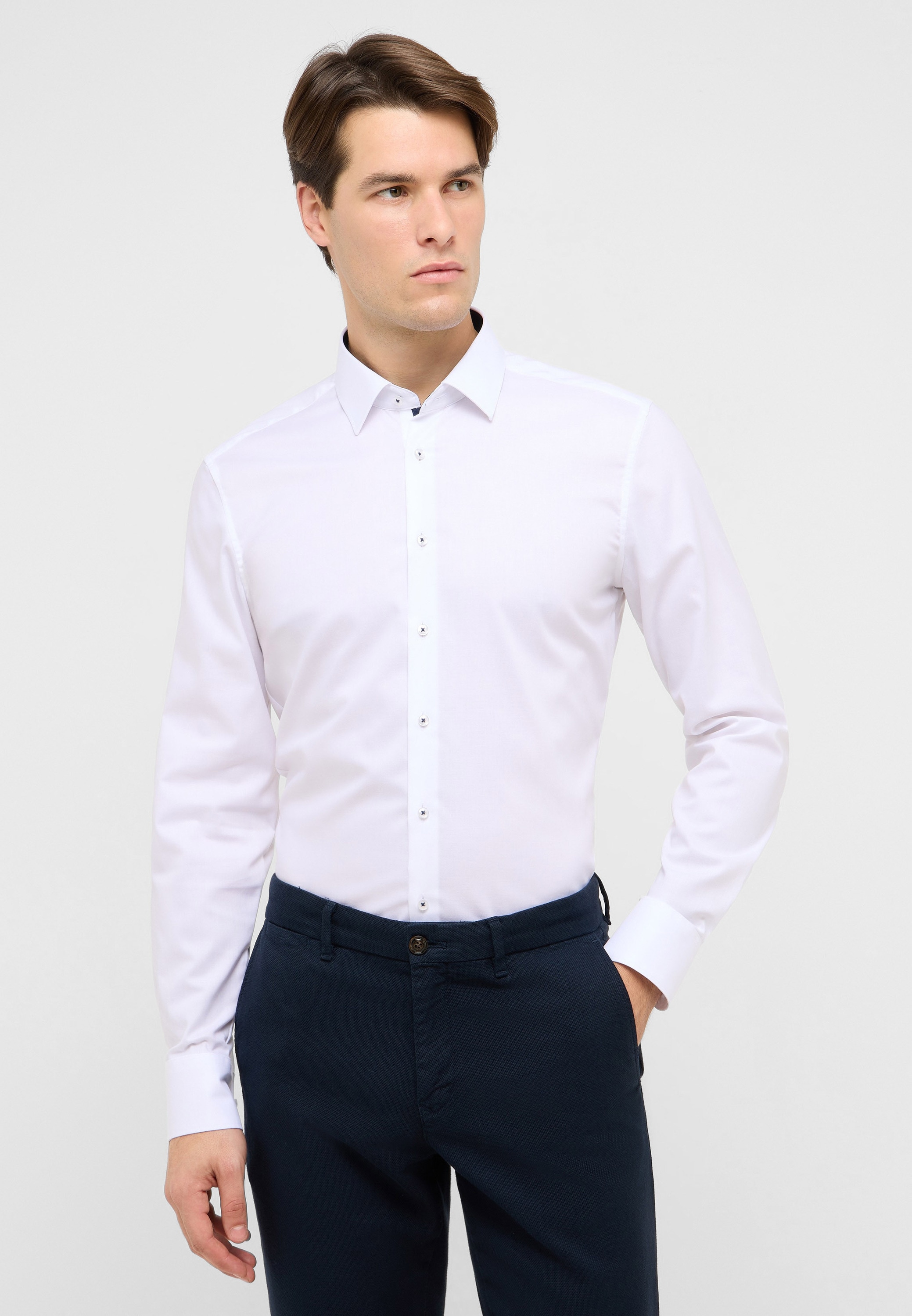 Eterna Langarmhemd »SLIM FIT« NON IRON (bügelfrei)