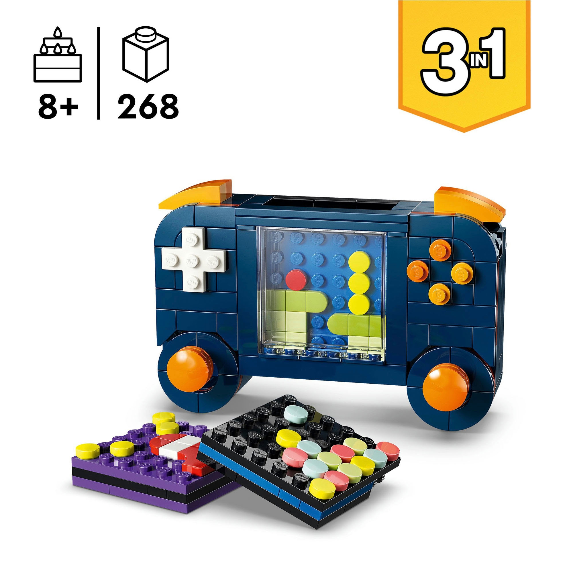 LEGO® Konstruktionsspielsteine »Retro-Spielkonsole (31380), LEGO Creator« Made in Europe