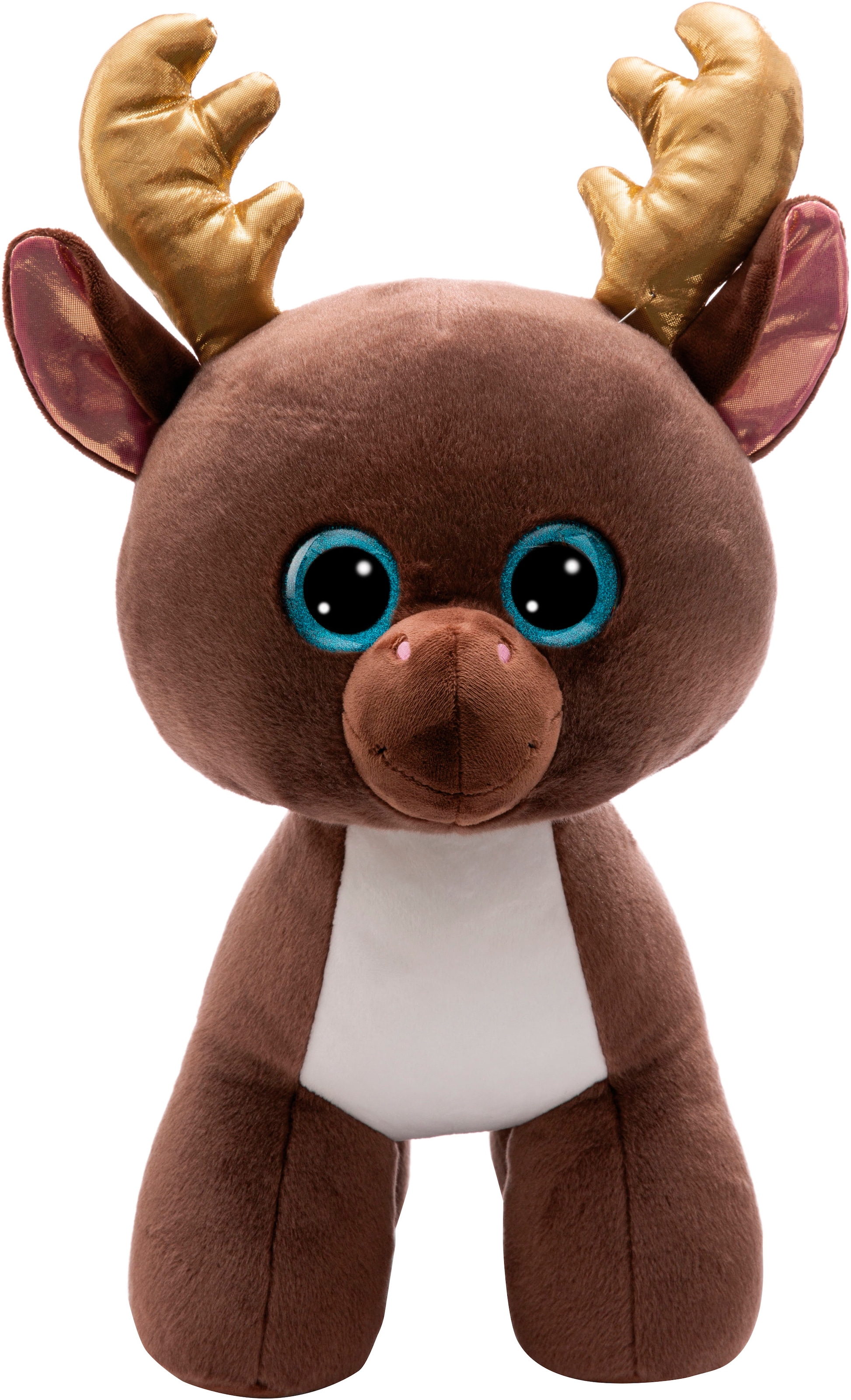 Nici Kuscheltier »Glubschis, Rentier Chocolate Mousse, 45 cm«, stehend