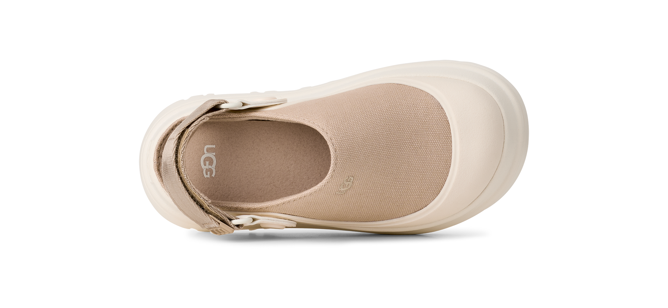 UGG Clog »GOLDENGLOW CANVAS CLOG«  Mule, Sabot mit Klettverschluss