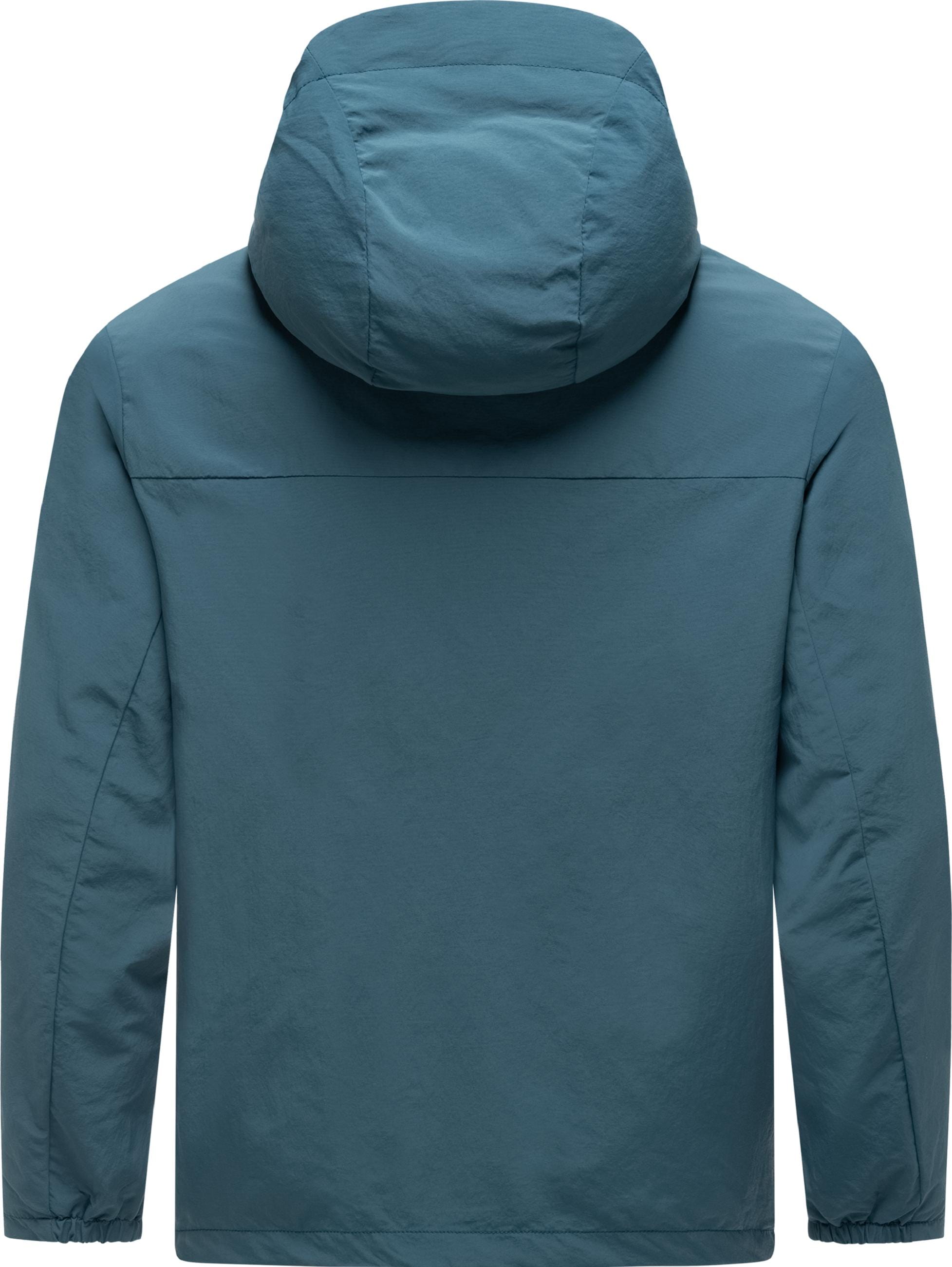 Ragwear Outdoorjacke »Kapuzenjacke Lewie« mit Kapuze Übergangsjacke mit wasserdichtem Reißverschluss