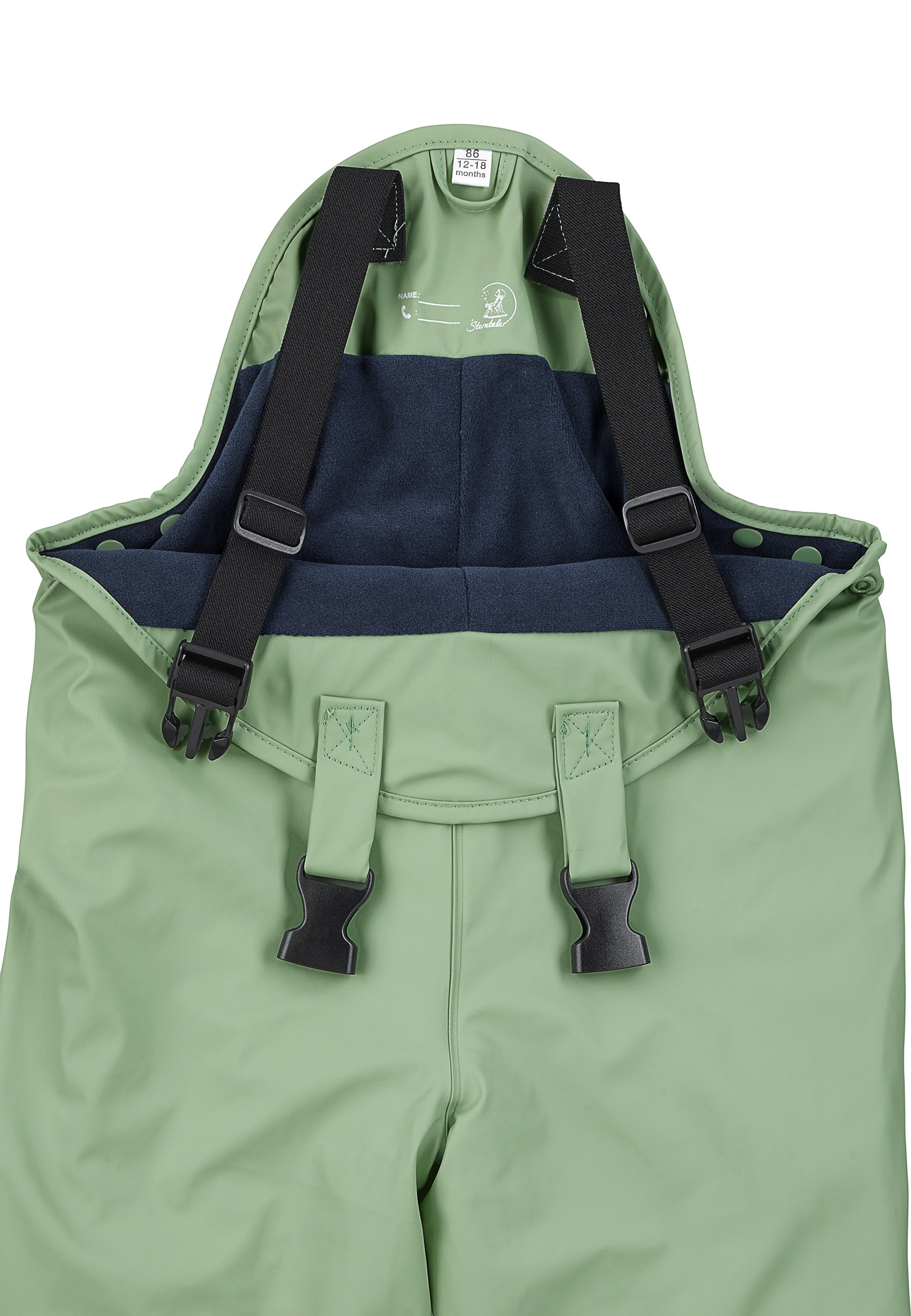 Sterntaler® Regenhose »Regenträgerhose gefüttert uni«