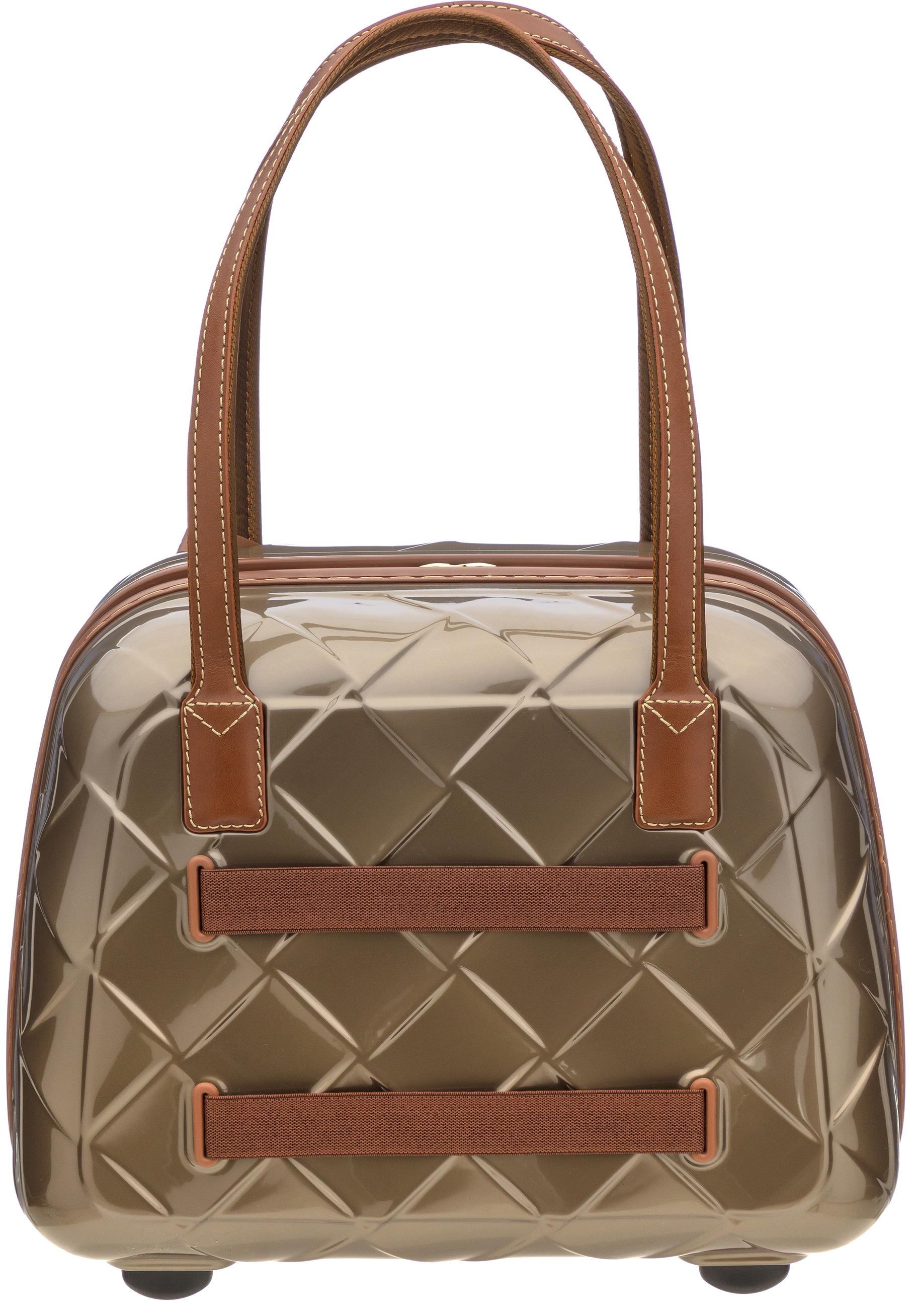 Stratic Beautycase »Beautycase Leather & More« Handtasche Damen Tasche Damen Henkeltasche