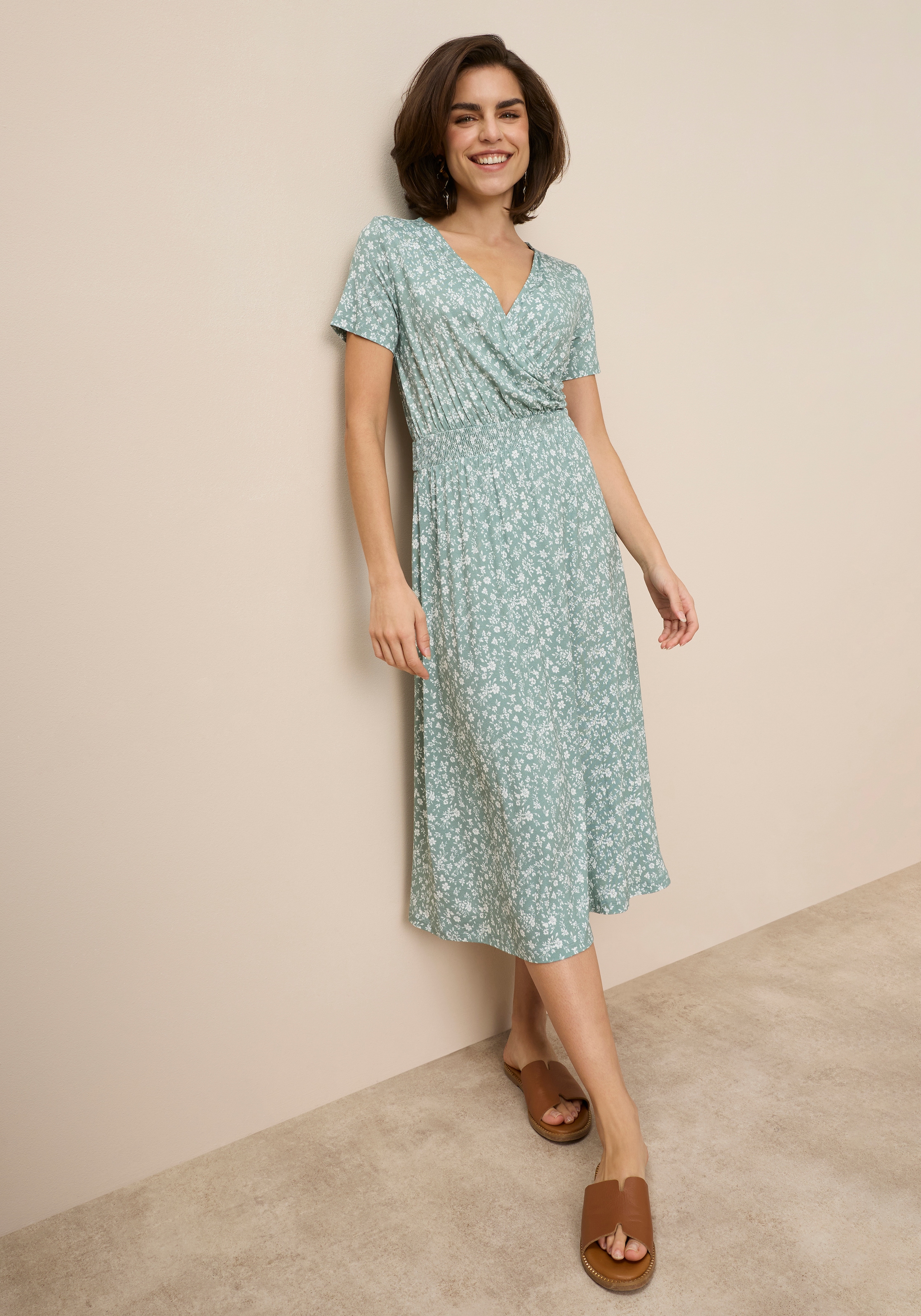 Tamaris Jerseykleid in Midilänge