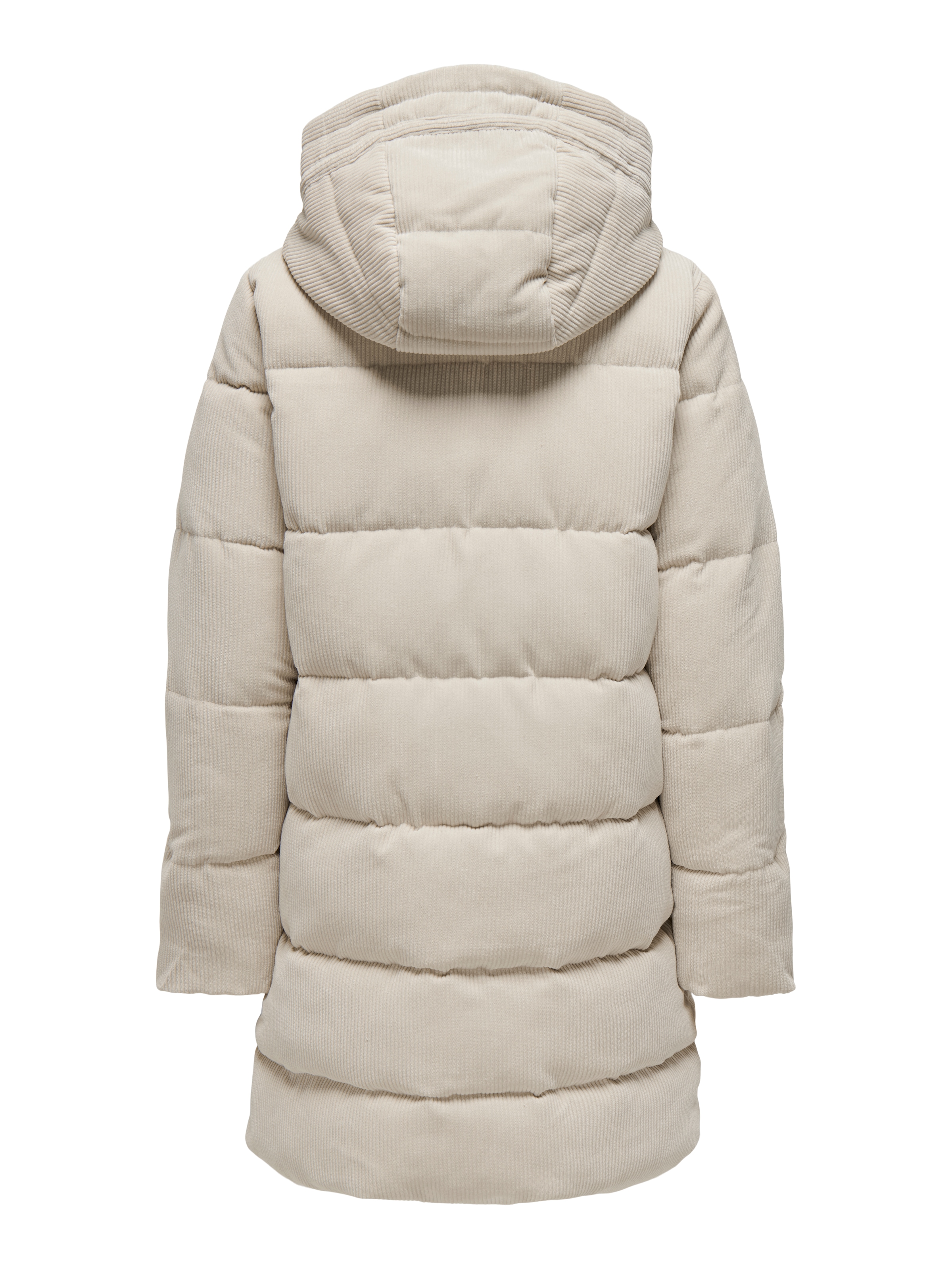 ONLY Steppjacke »ONLDOLLY LONG CORDUROY PUFFER OTW«, mit Kapuze, aus feinem Cordmaterial