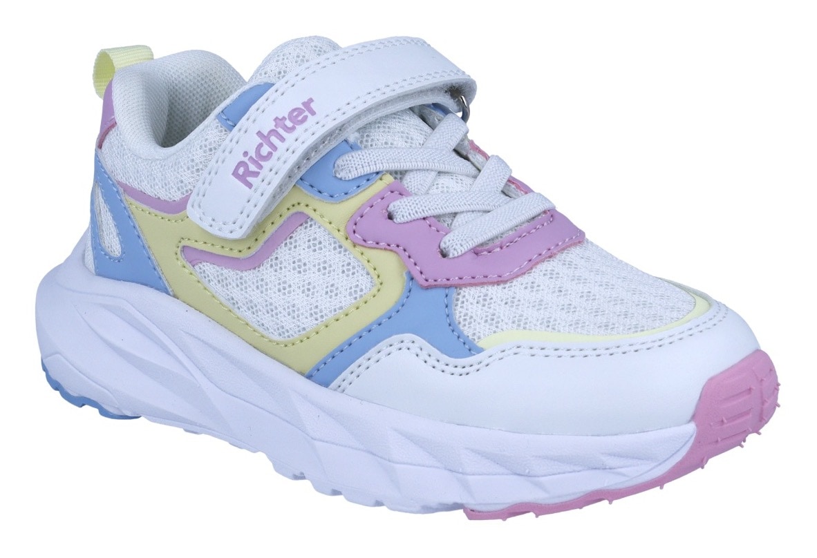 Richter Sneaker »Jumper WMS: Weit«, Freizeitschuh mit Logoverzierung, Größenschablone zum Download