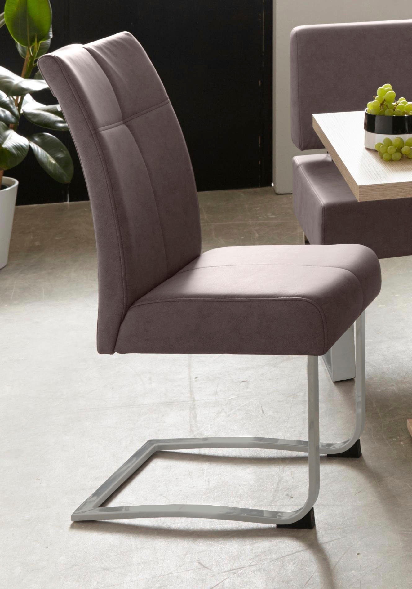 Home affaire Freischwinger »Rab« (Set) 2 Stk. Kunstleder Bezug in verschiedenen Qualitäten, maximale Belastbarkeit 120 kg