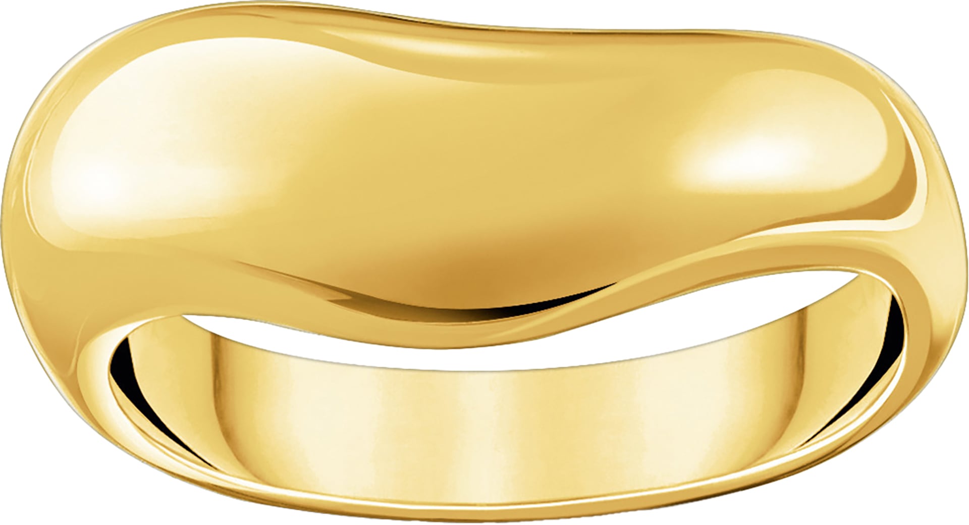 THOMAS SABO Fingerring »mit geschwungener Form, Bold Elegance«
