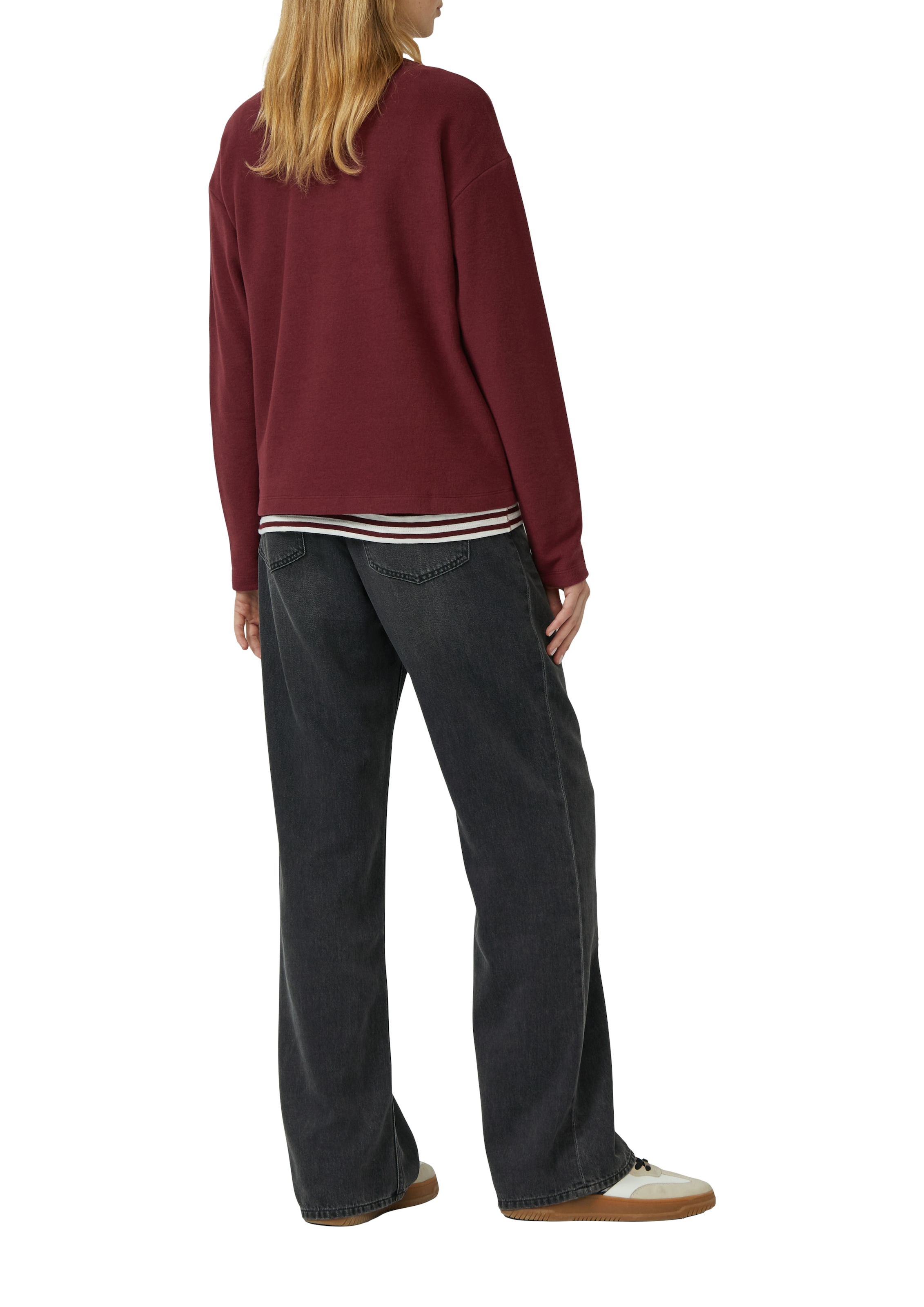 s.Oliver Sweatshirt, mit Rippblende