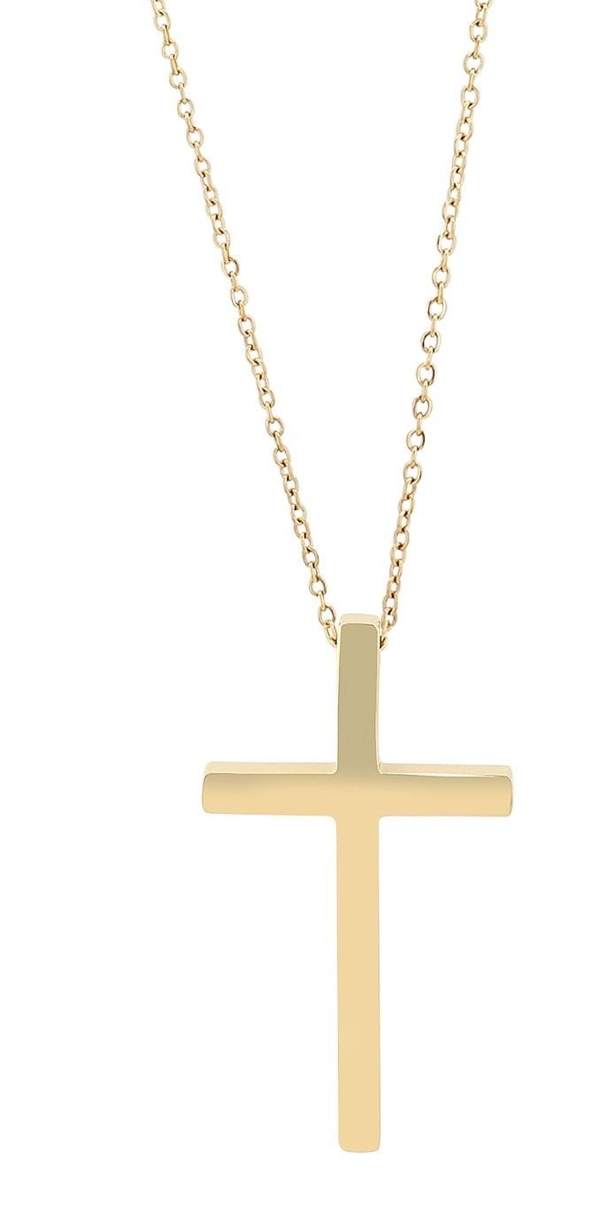 Adelia´s Kette ohne Anhänger »Unisex Halskette mit Anhänger ¿ Kreuz aus Edelstahl«