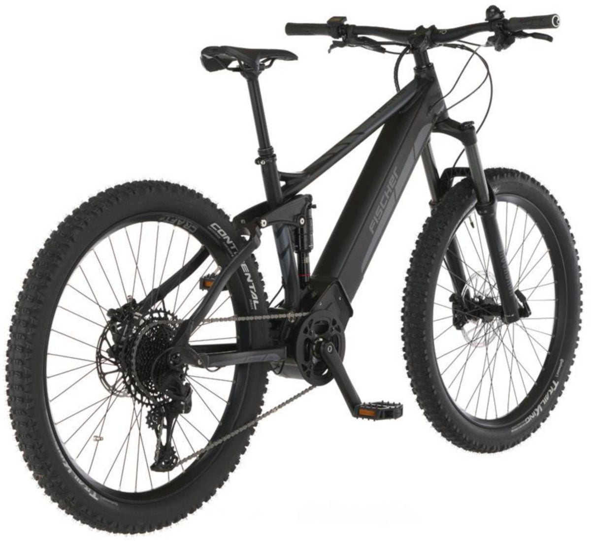 FISCHER Fahrrad E-Bike »MONTIS 6.0i Fully 504 44«, 12 Gang, SRAM, SX 11-50 Kettenschaltung, Pedelec