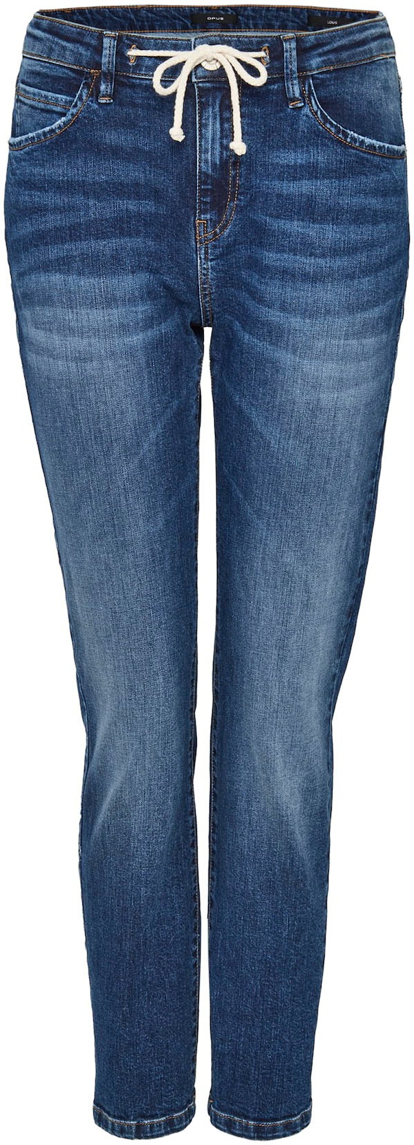 OPUS 7/8-Jeans »Louis«, mit Bindeband im Bündchen
