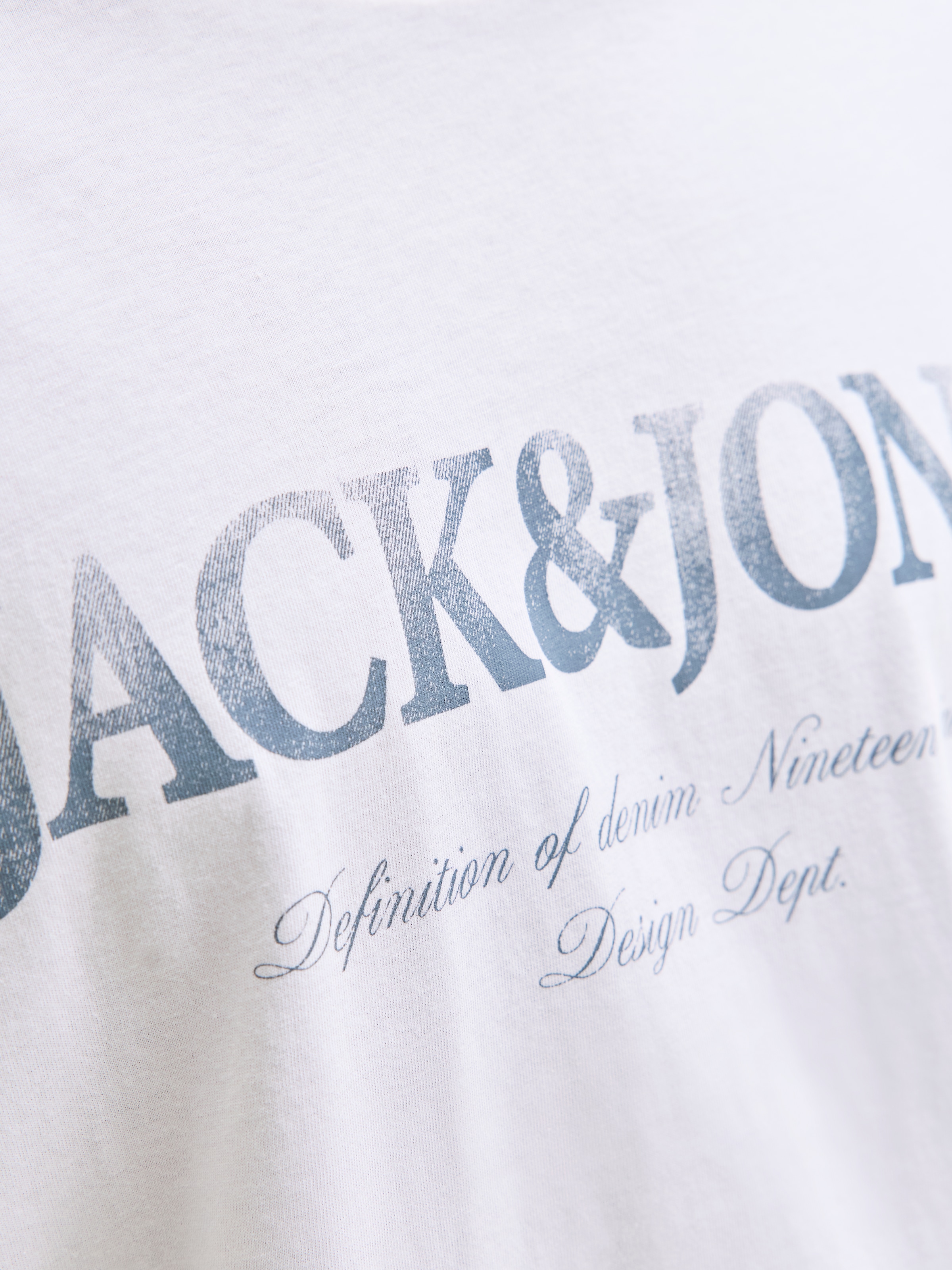 Jack & Jones Rundhalsshirt »JJDEVIN DAYTONA PRINT TEE SS CREW NECK«