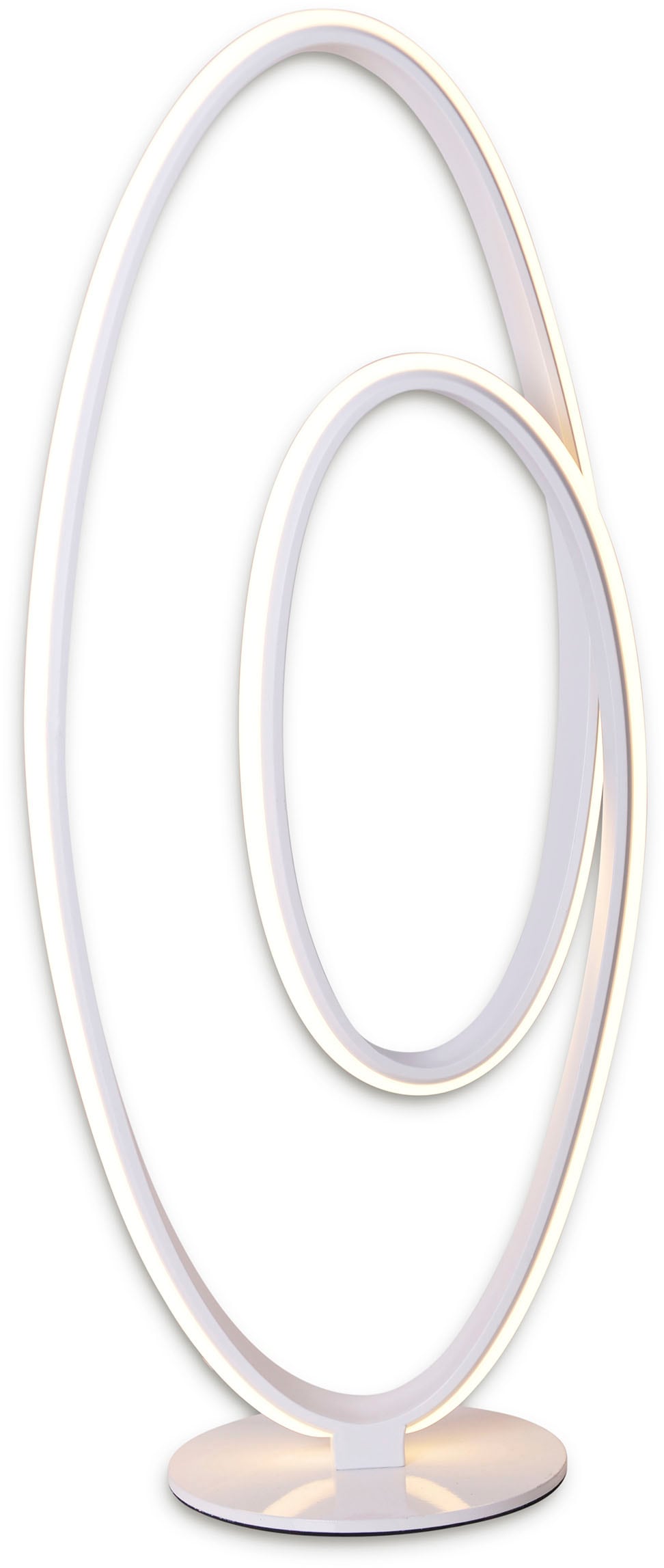 näve LED Stehlampe »Odrive« LED-Modul 1 Stk. Warmweiß oval, dimmbar, geschwungene bogenförmige LED-Streifen, weiß