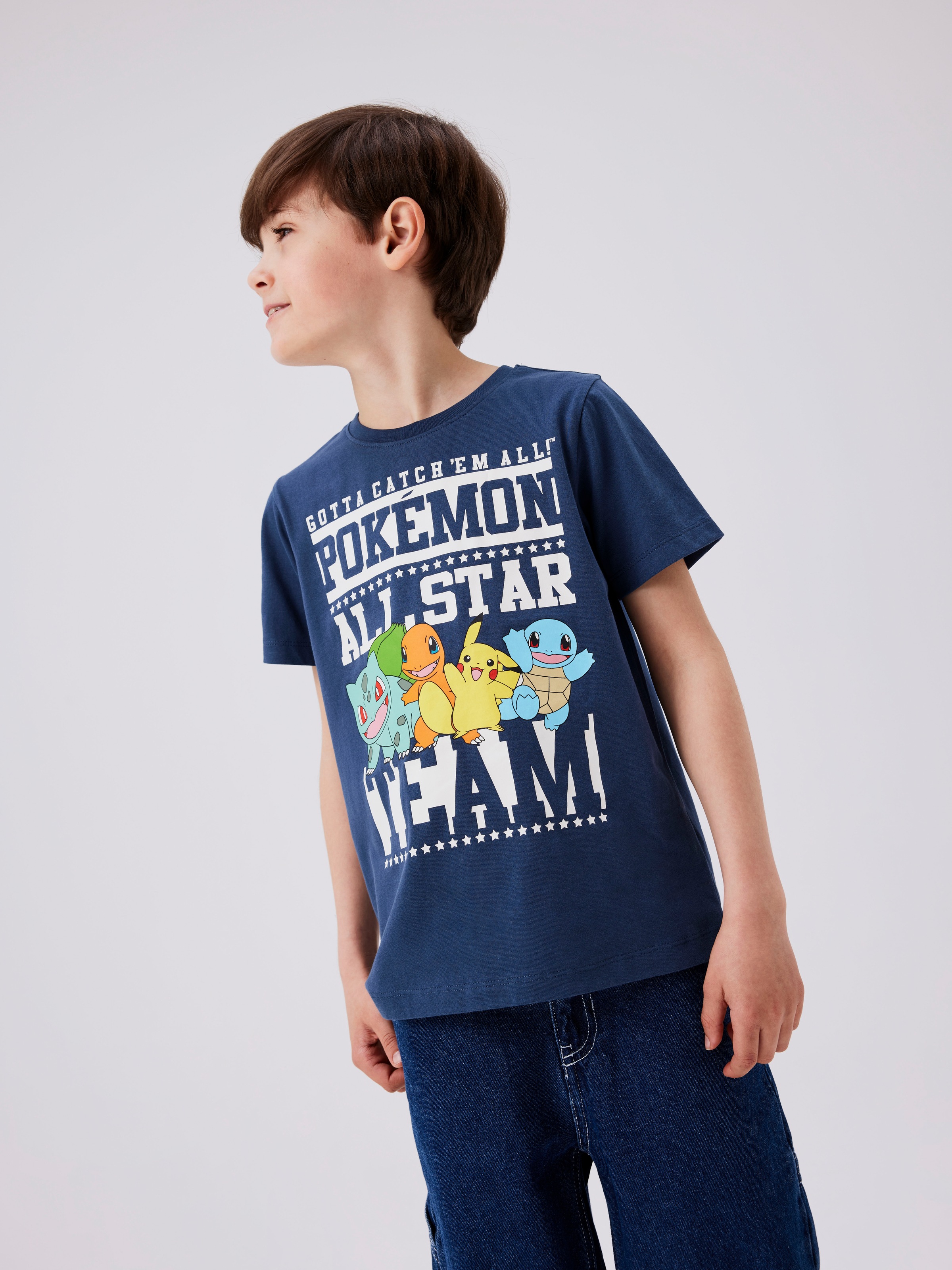 Name It T-Shirt »NKMJUST POKEMON SS TOP BOX NOOS SKY«