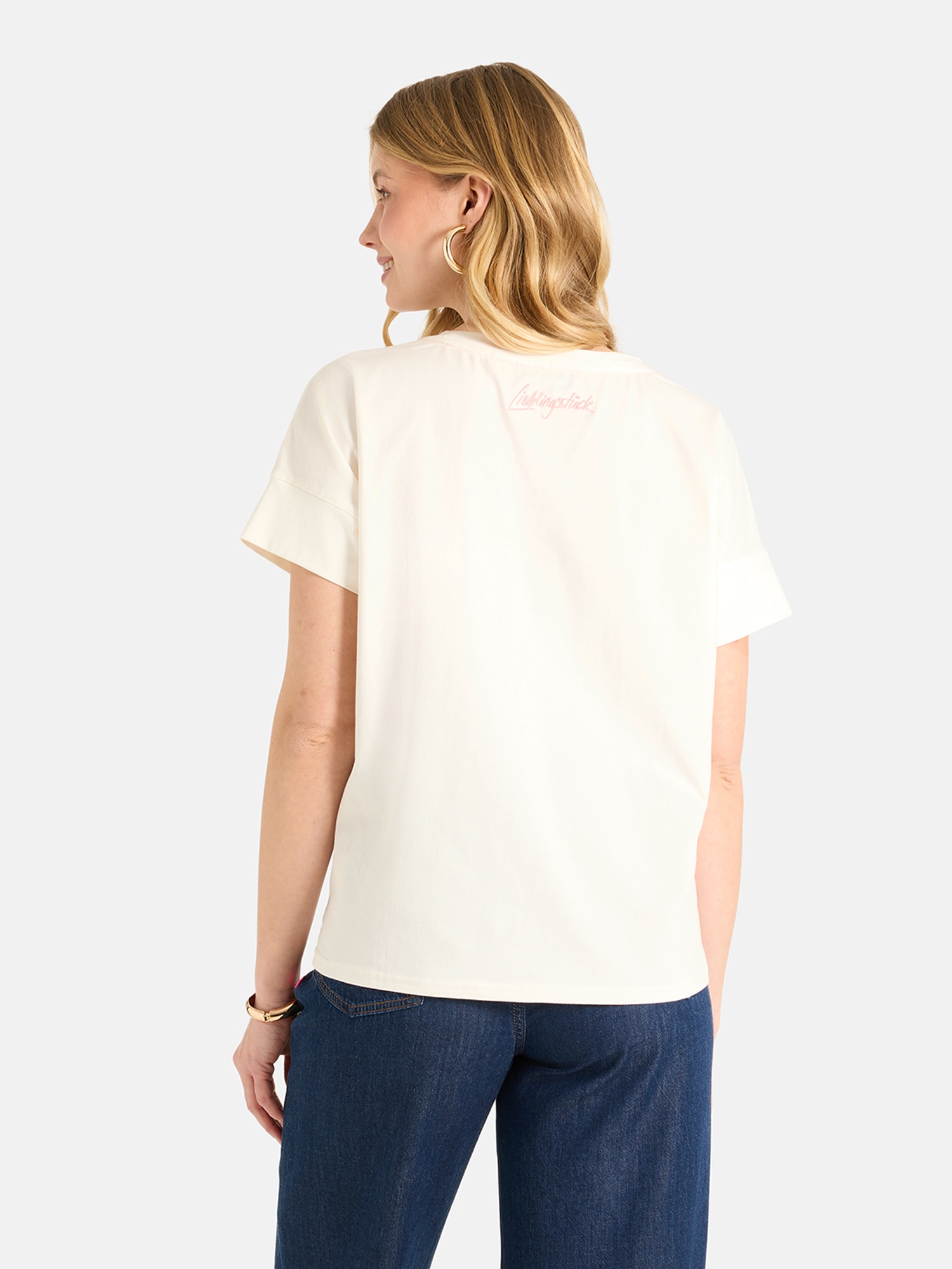 Lieblingsstück T-Shirt »DahliaL« mit floralem Print, Rundhals