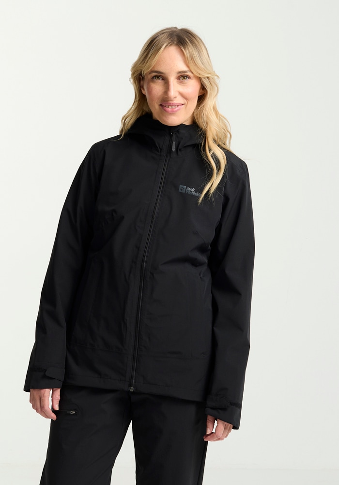 Jack Wolfskin 3-in-1-Funktionsjacke "MOONRISE 3IN1 JKT W" mit Kapuze