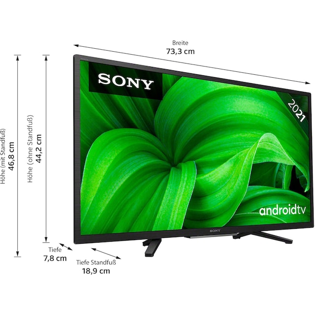 Sony LCD-LED Fernseher »KD-32800W/1«, 80 cm/32 Zoll, WXGA, Android TV,  BRAVIA, HD Heady, Smart TV, Triple Tuner, HDR jetzt bei OTTO