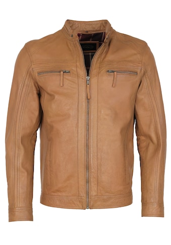 Bikerjacke »Lederjacke EL101«