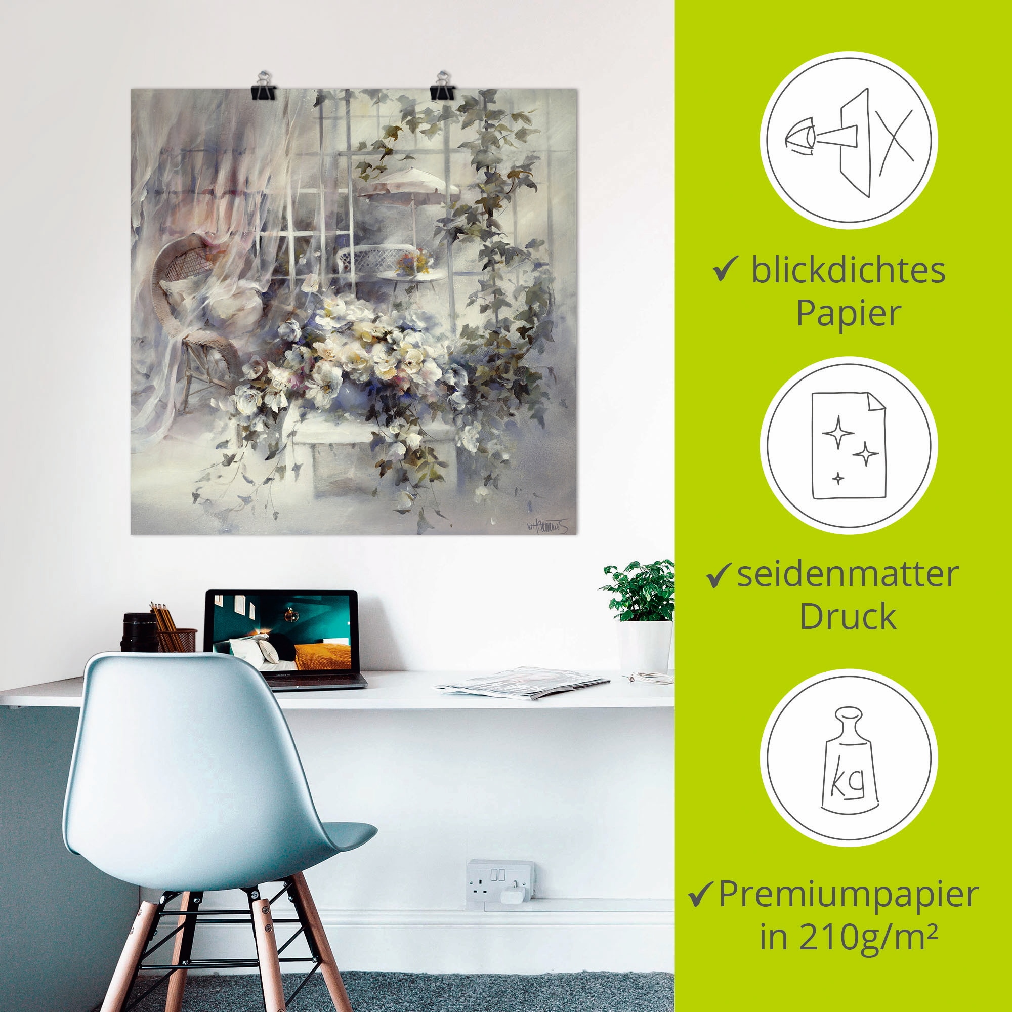 Artland Wandbild »Bezaubernde Moment« Blumen 1 Stk. tlg. als Leinwandbild, Poster in verschied. Größen