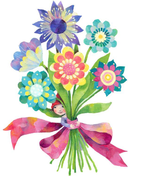 Wall-Art Wandtattoo »Märchenhaft Blumenstrauß«